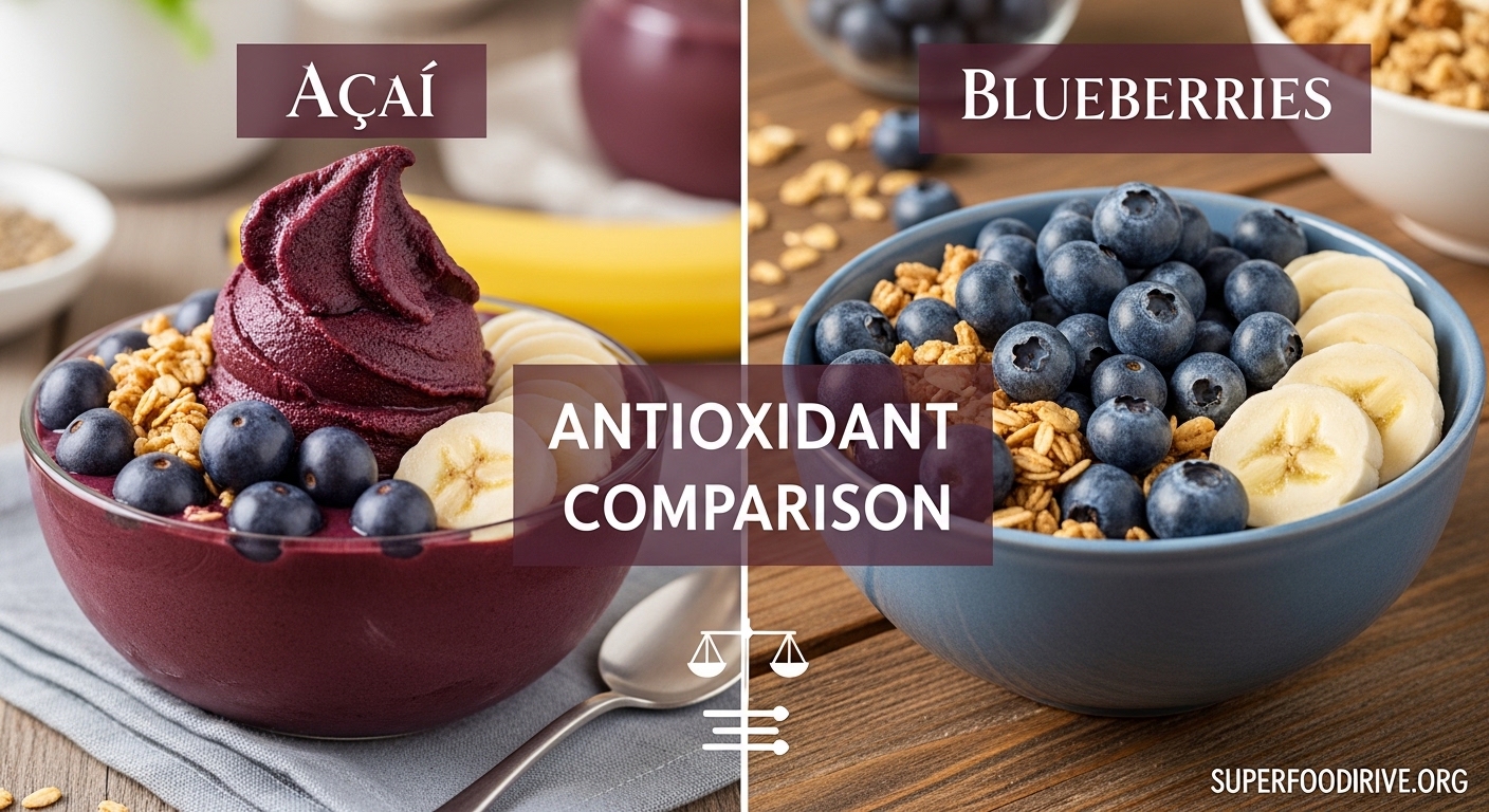 Acai vs Blueberries Antioxidant Comparison