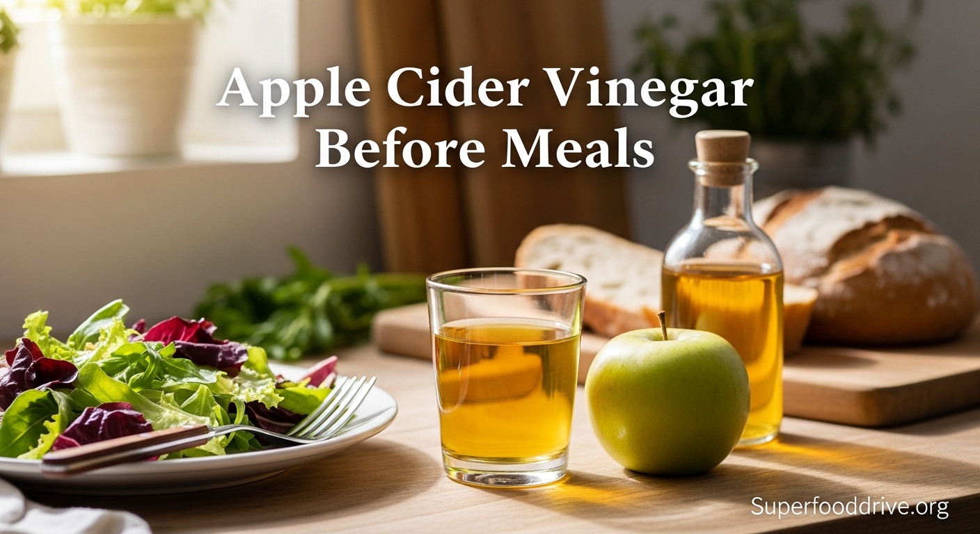 Apple Cider Vinegar Before Meals