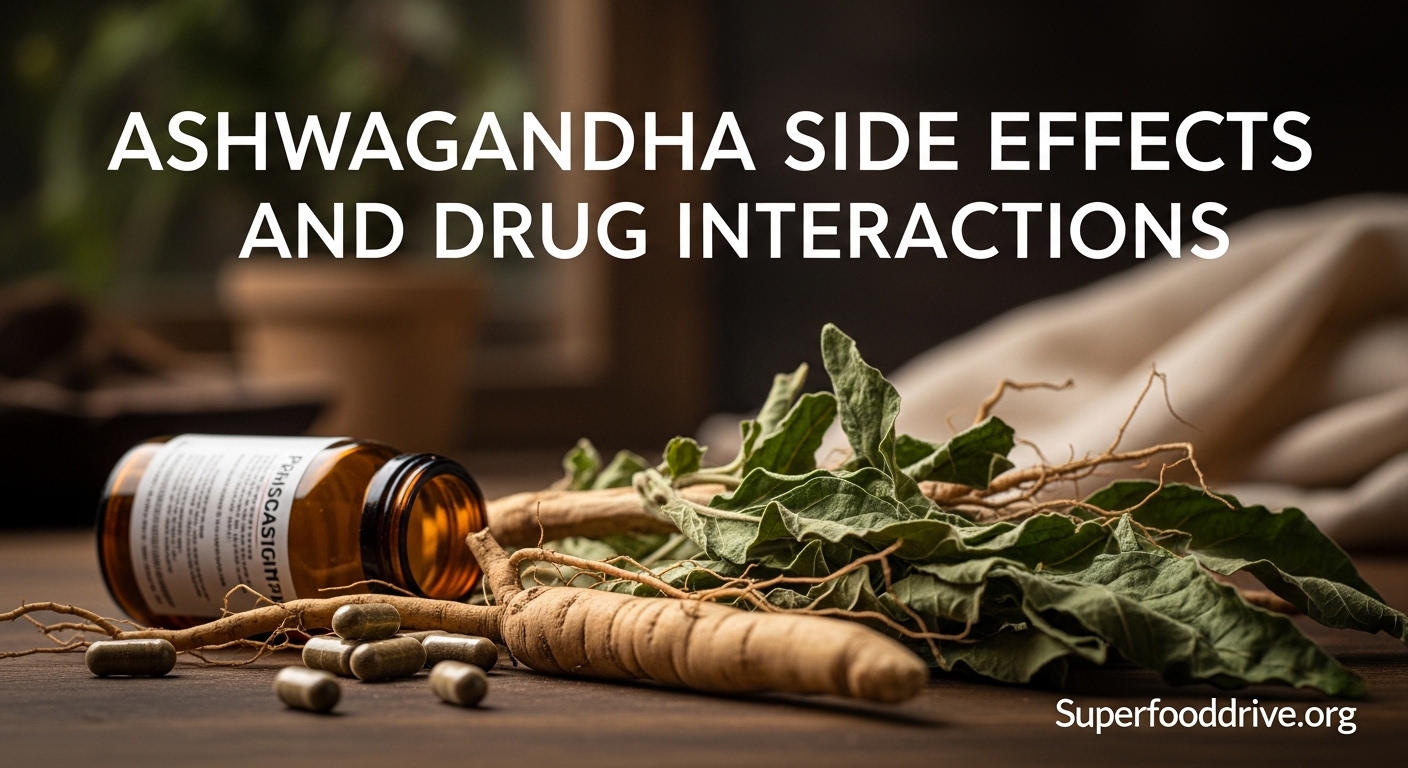 Ashwagandha Side Effects and Drug Interactions