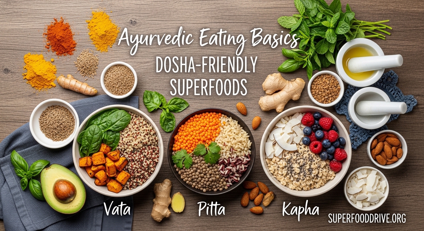 Ayurvedic Eating Basics Dosha-Friendly Superfoods