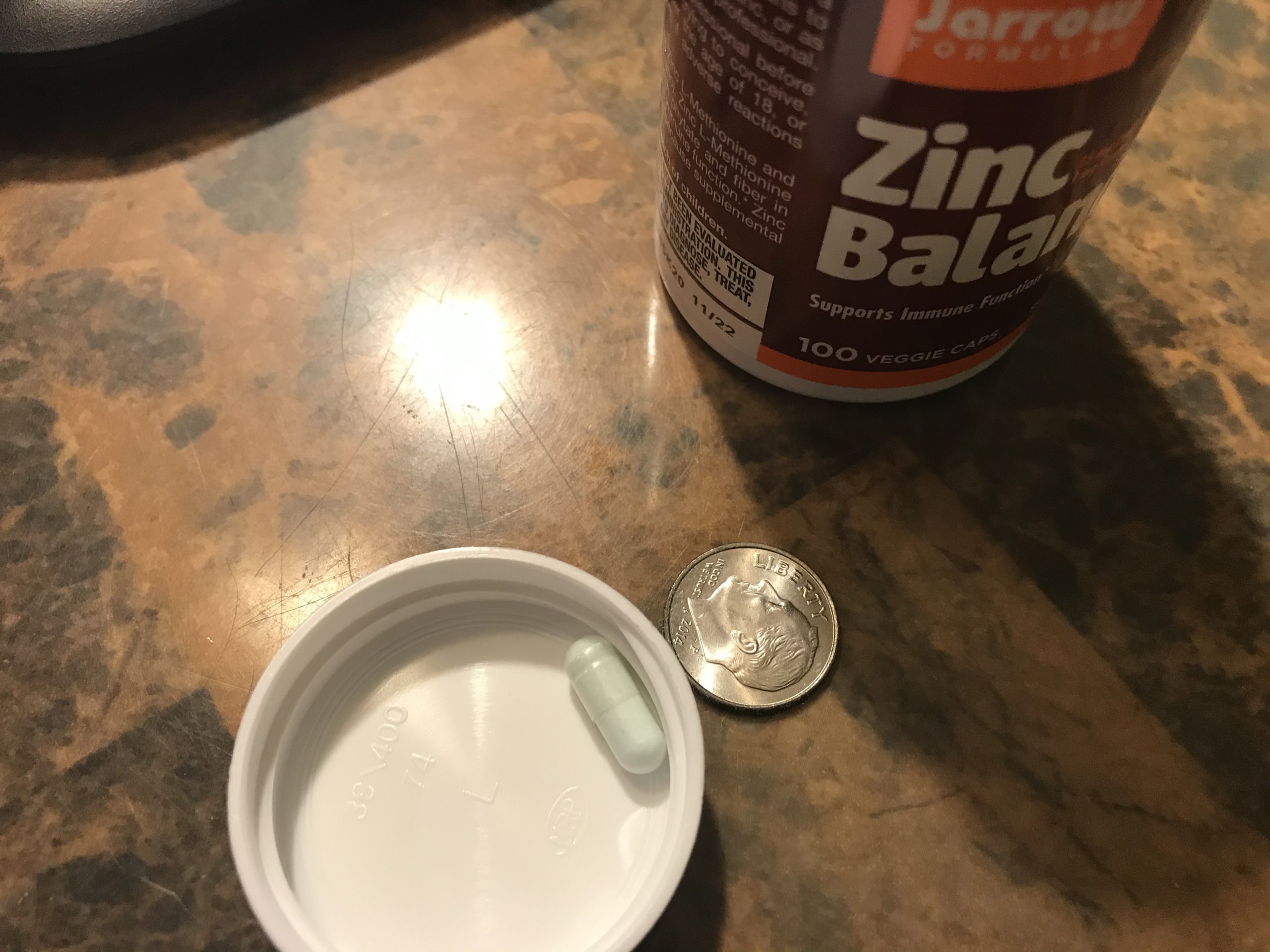 Jarrow Formulas Zinc Balance 15 mg - 100 Servings (Veggie Caps) - Zinc with Copper - Essential Minerals for Immune System Support - Immune Support Supplement - Gluten Free Copper Supplement, Vegan customer photo 1