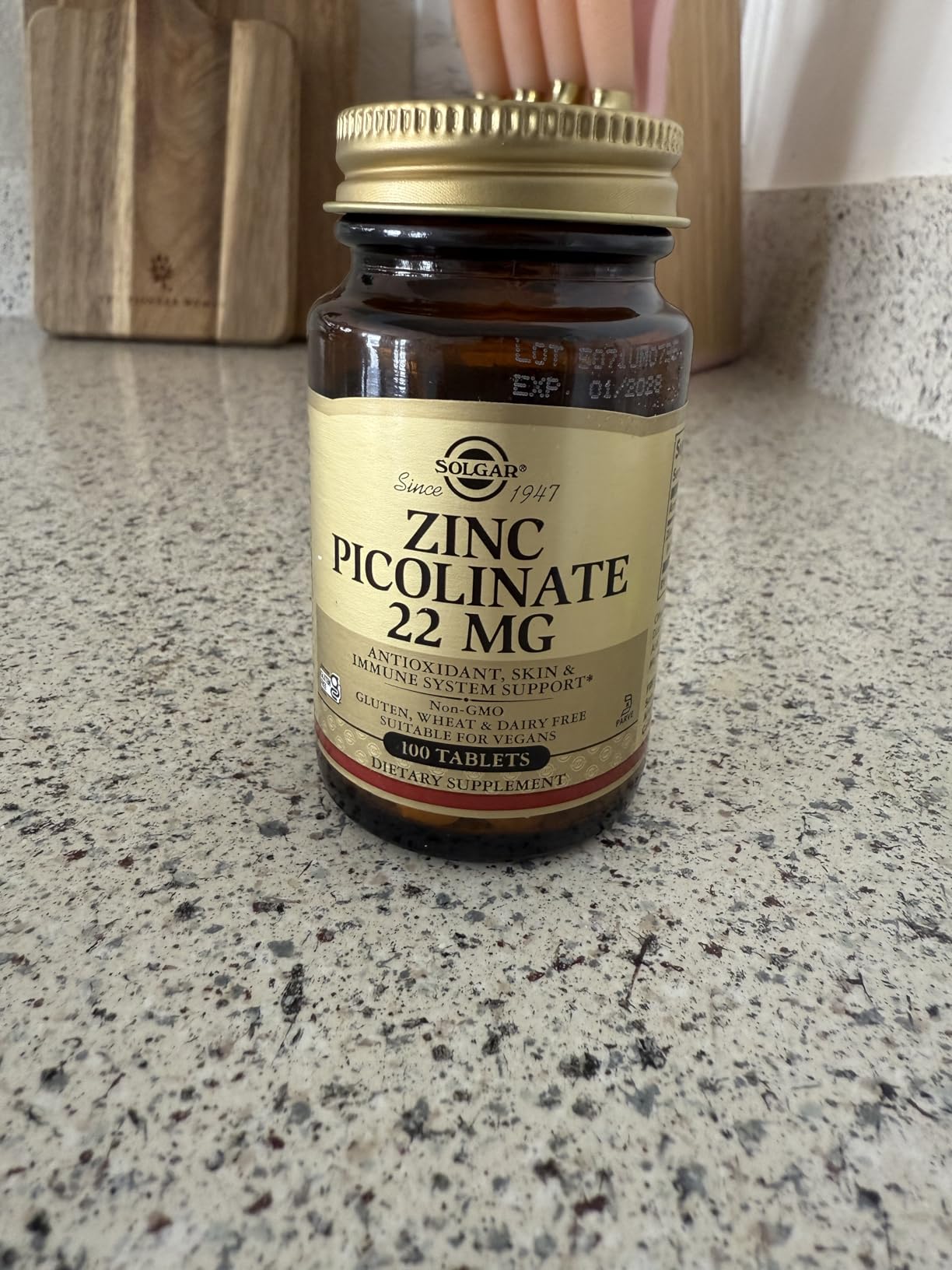 Solgar Zinc Picolinate 22 mg, 100 Tablets - Promotes Healthy Skin, Supports Immune System & Antioxidant customer photo 2