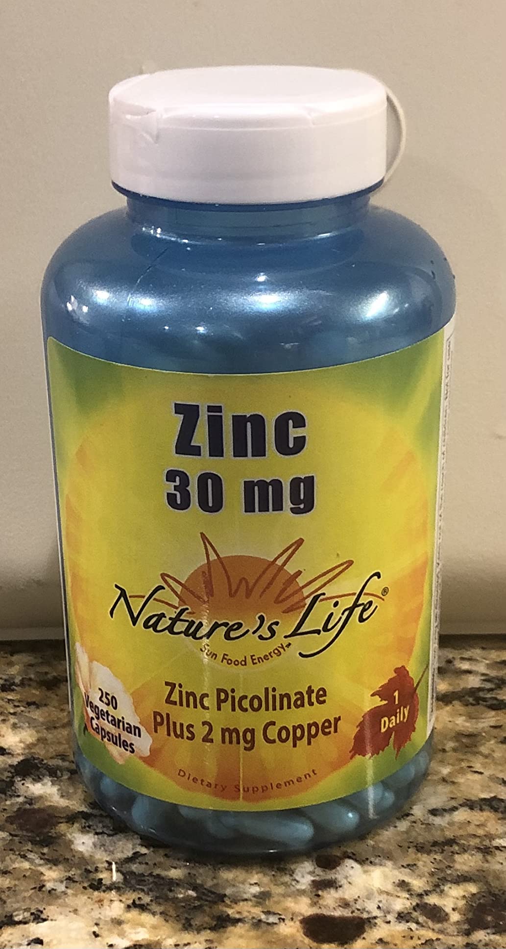 Nature's Life Zinc Picolinate 30mg Plus 2mg of Copper - Chelated Zinc Supplement for Immune, Cardiovascular, Skin, Cellular Function, and Muscle Support - 60-Day Guarantee - 50 Servings, 50 Capsules customer photo 2
