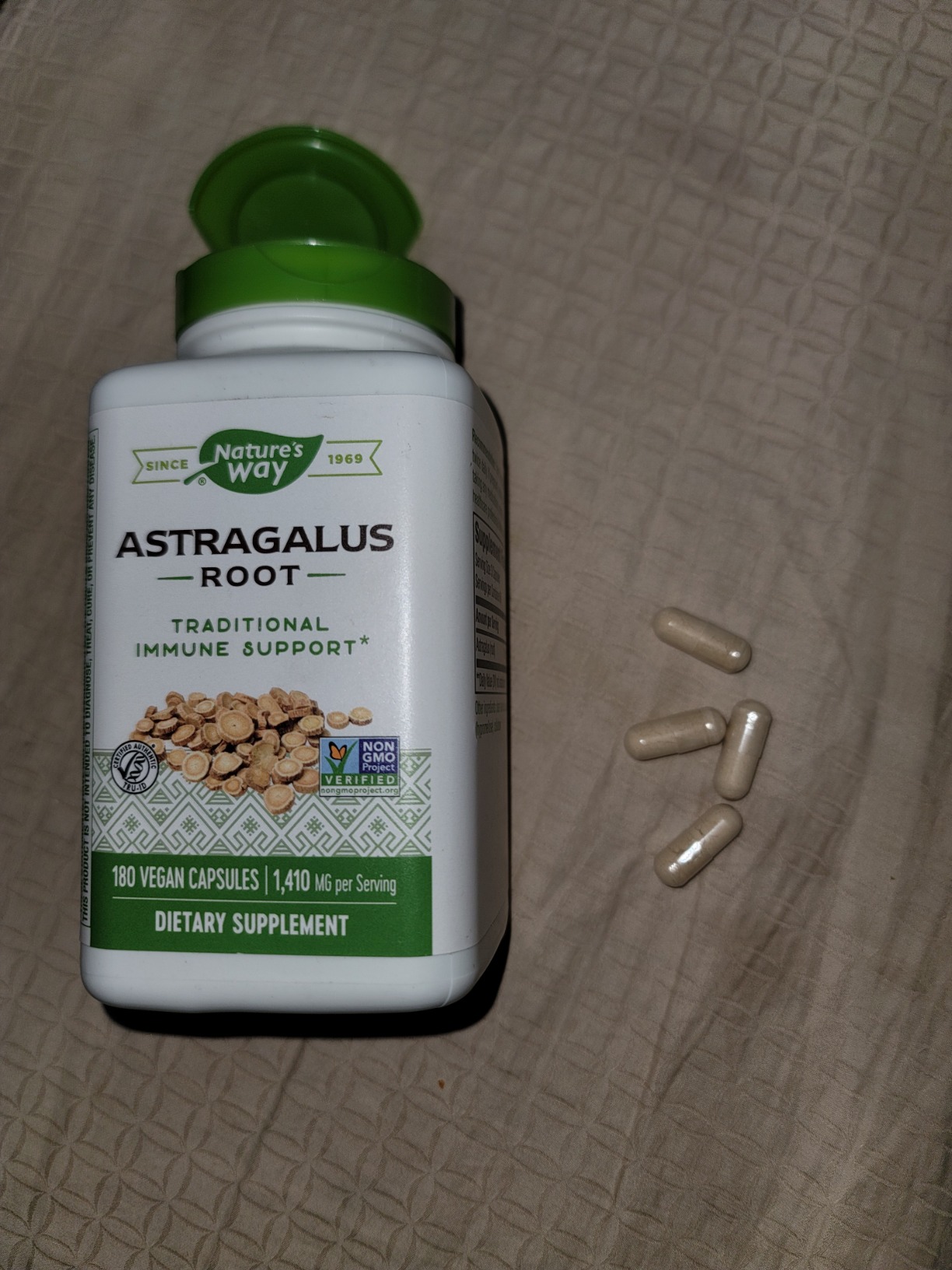 Nature's Way Astragalus Root, Traditional Immune Support*, Non-GMO Project Verified, Vegan, 180 Capsules customer photo 1