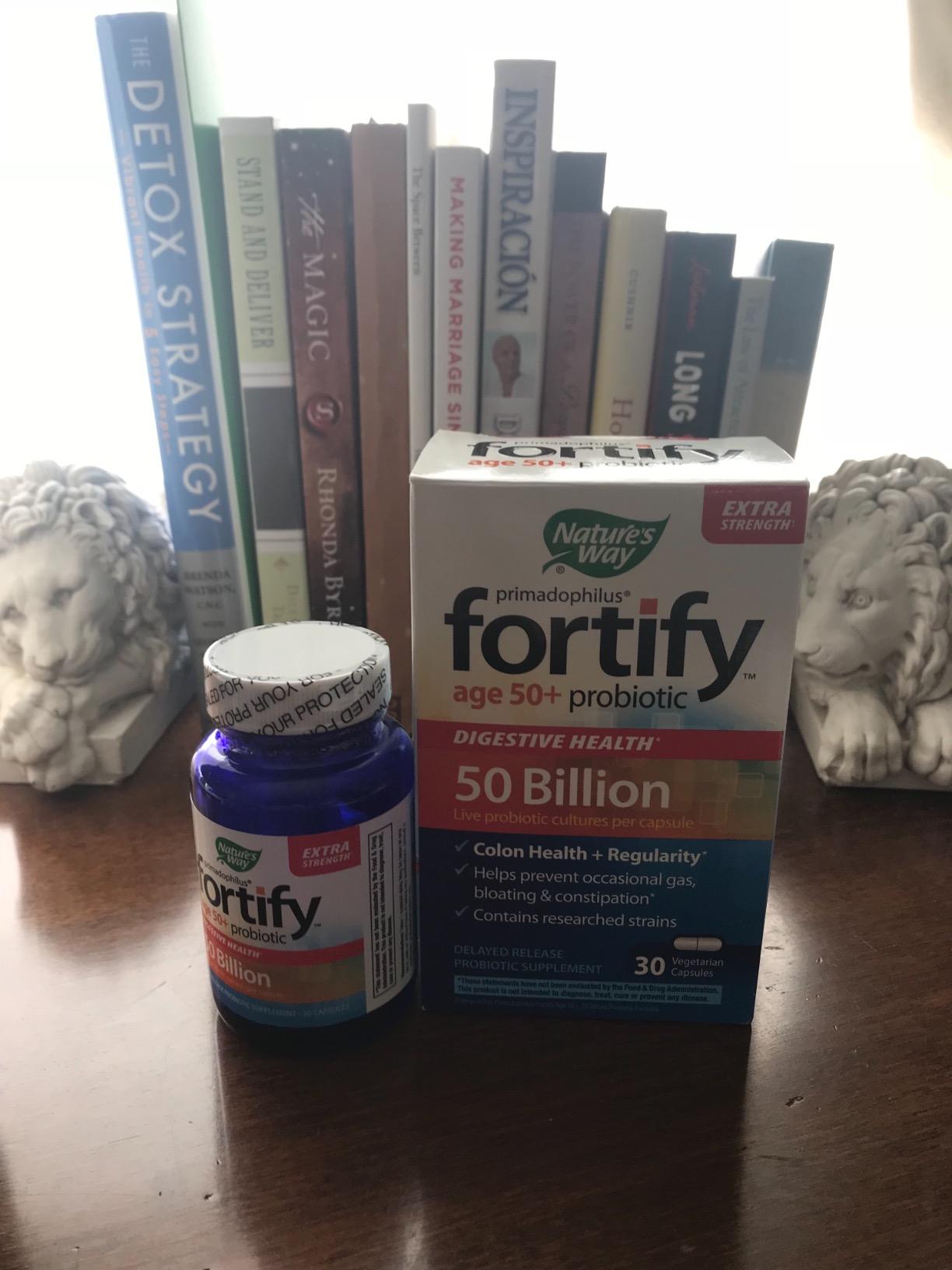 Nature's Way Fortify Extra Strength Probiotic Adults 50+, 50 Billion Live Cultures, Prebiotics, Probiotics for Digestive Health, Immune Support, Colon Health, 30 Capsules customer photo 1