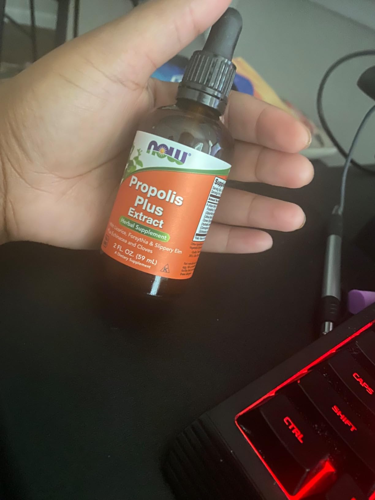 NOW Foods Supplements, Propolis Plus Extract Liquid with Dropper, Herbal Supplement, 2-Ounce customer photo 2
