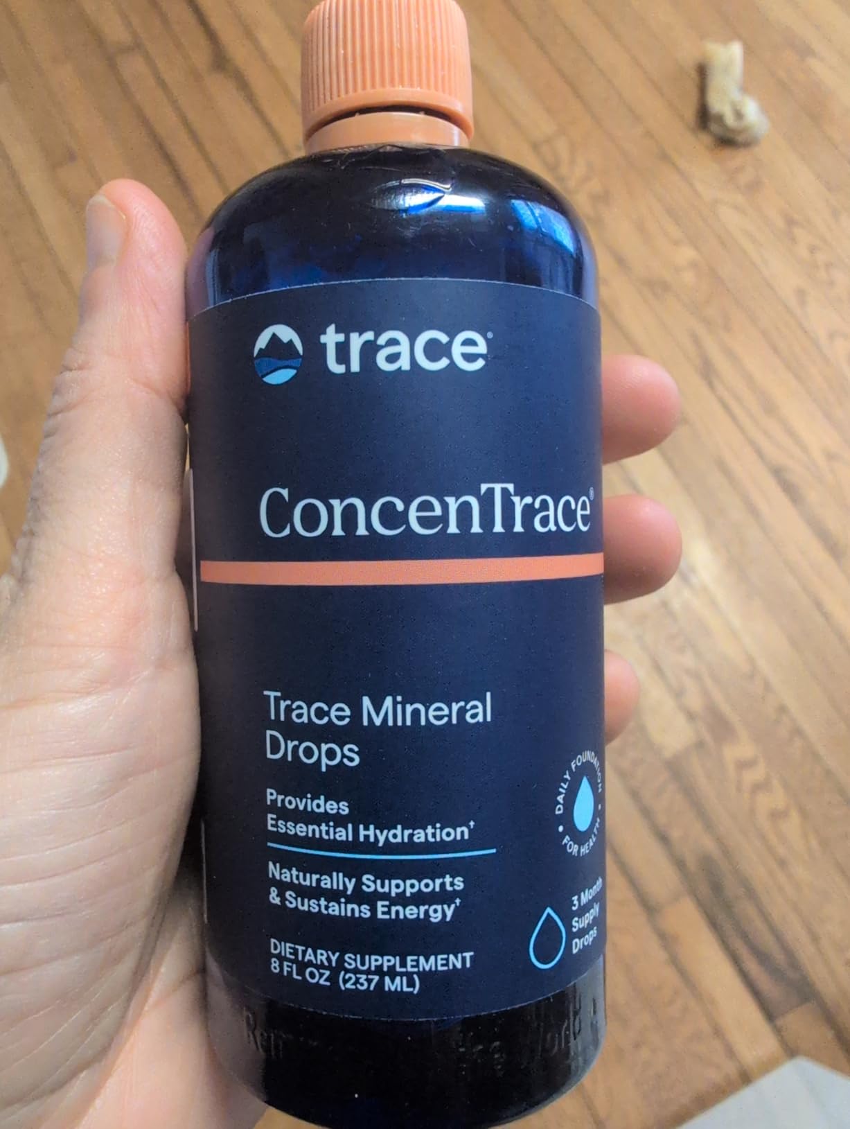 Trace Minerals ConcenTrace Trace Mineral Drops | All-Natural Liquid Minerals | Replenishes Electrolytes & Supports Hydration, Energy, Mood, Muscles, Digestion, & Restful Sleep | 8 fl oz (96 servings) customer photo 1