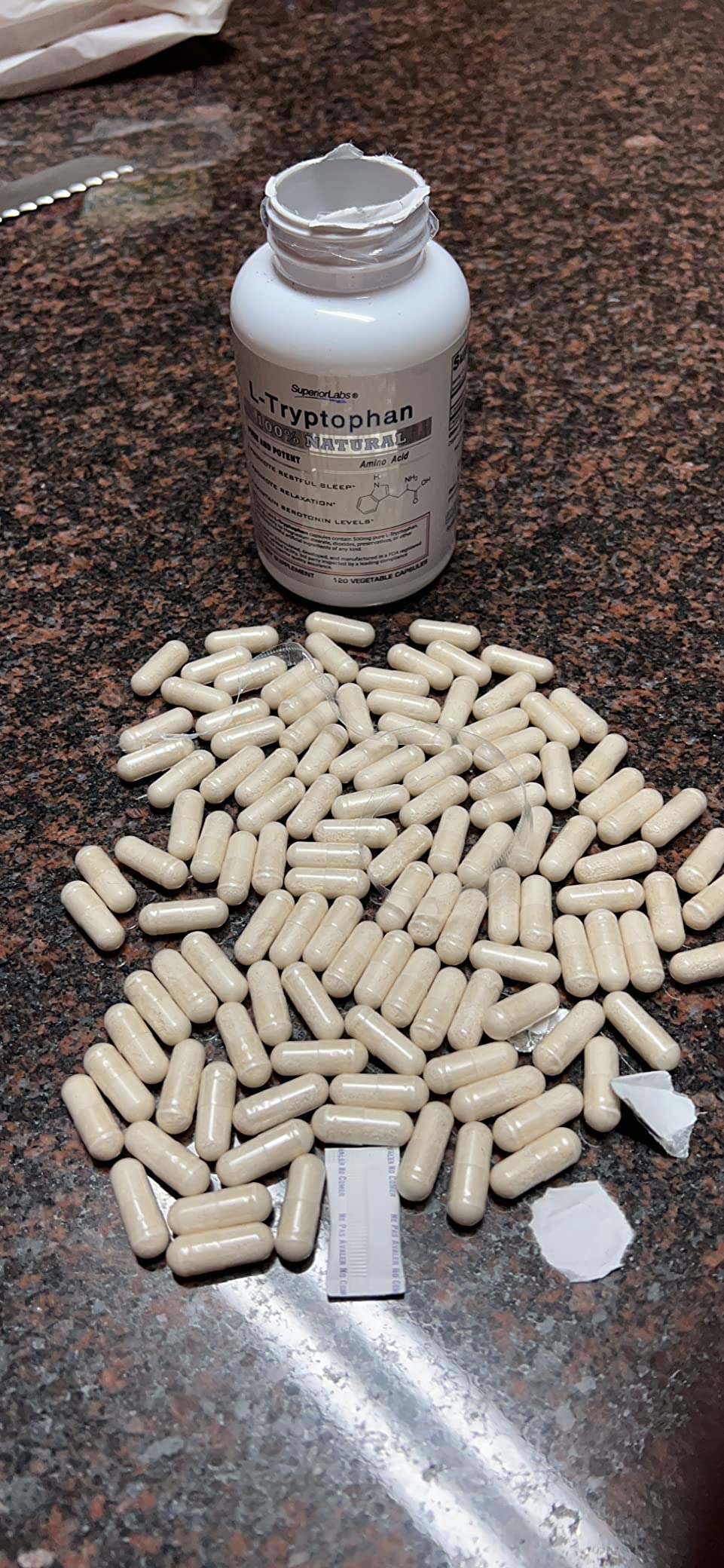 Source Naturals L-Tryptophan, for Mood, Relaxation, and Sleep*, 500mg - 120 Capsules customer photo 2