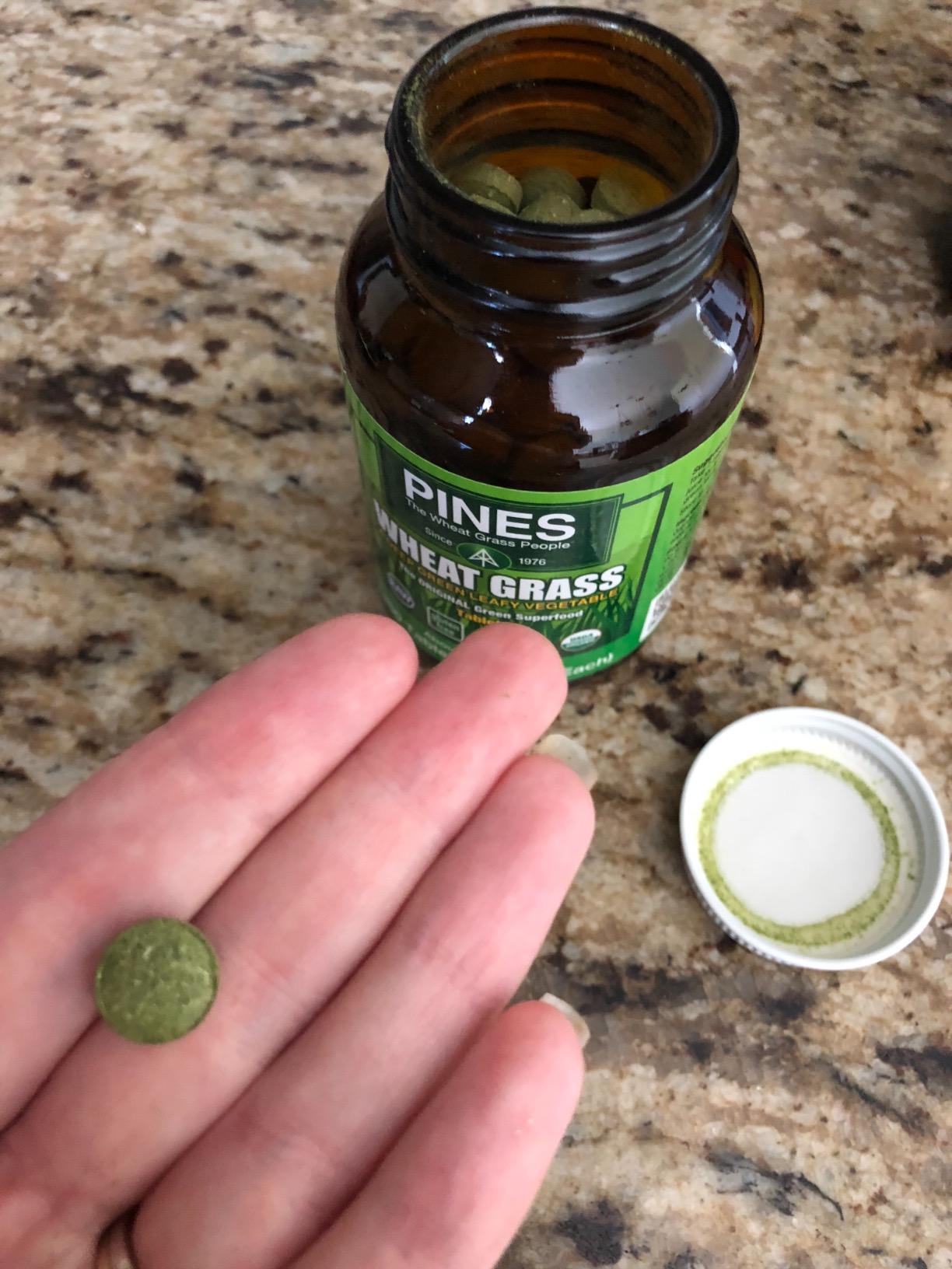 Pines Organic Wheat Grass, 500 Count Tablets customer photo 1