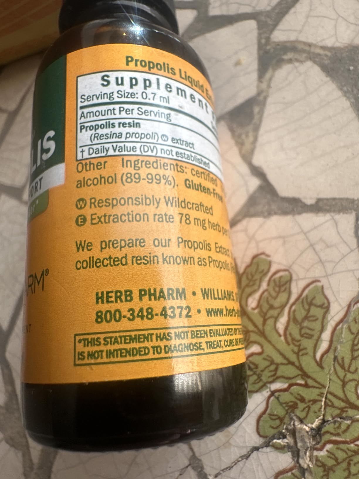 Herb Pharm Propolis Liquid Herbal Extract: Propolis Immune Support | Honeybee Propolis for Wellness | Herbal Liquid Extract for Immunity | Bee Propolis Tincture | Sugar-Free, Gluten-Free, 1 oz customer photo 1