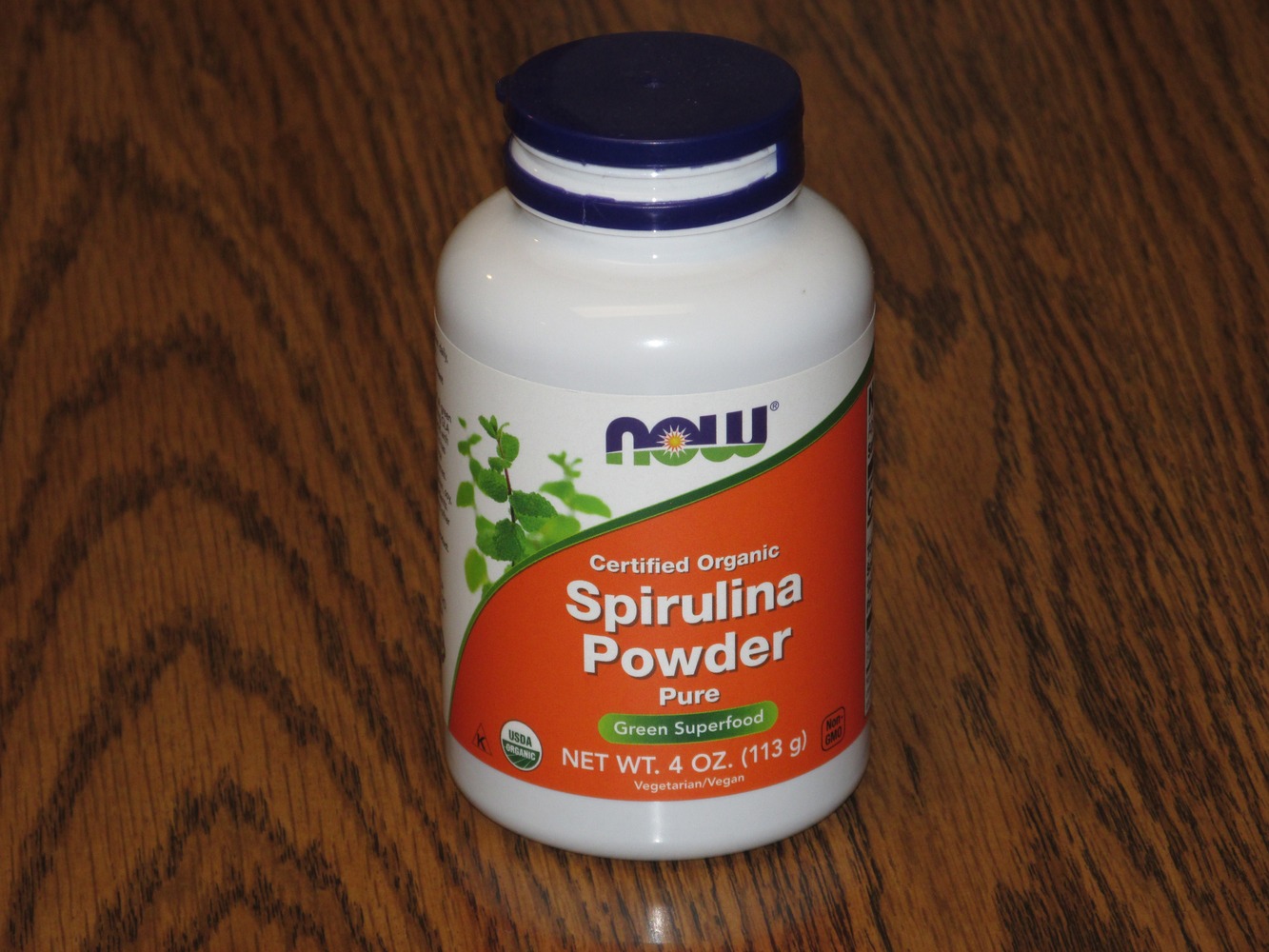 NOW Foods Supplements, Certified Organic, Spirulina Powder, Rich in Beta-Carotene (Vitamin A) and B-12 with naturally occurring GLA & Chlorophyll, 1-Pound customer photo 2