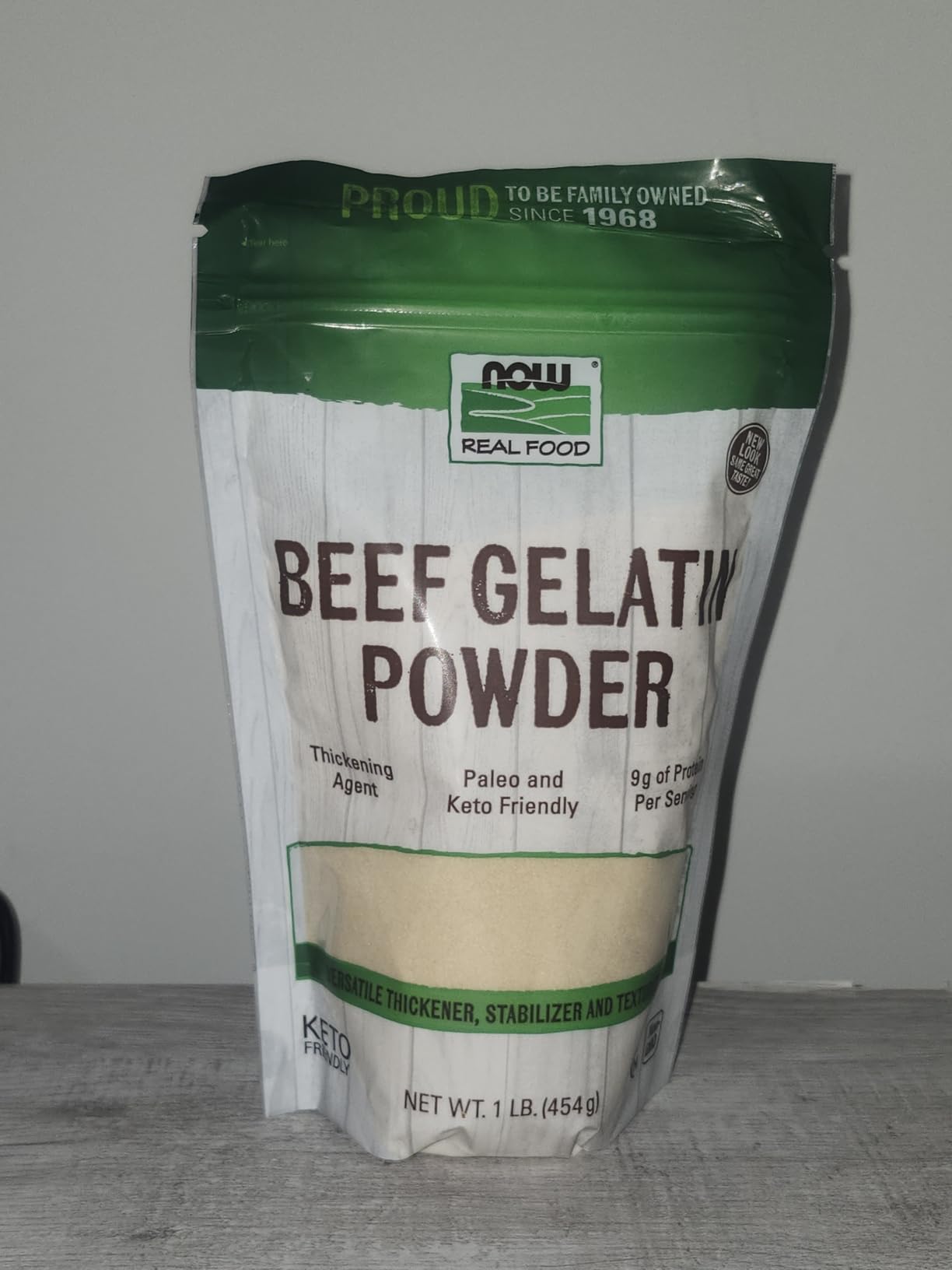 NOW Foods, Beef Gelatin Powder, Natural Thickening Agent, Source of Protein, 1-Pound (Packaging May Vary) customer photo 2