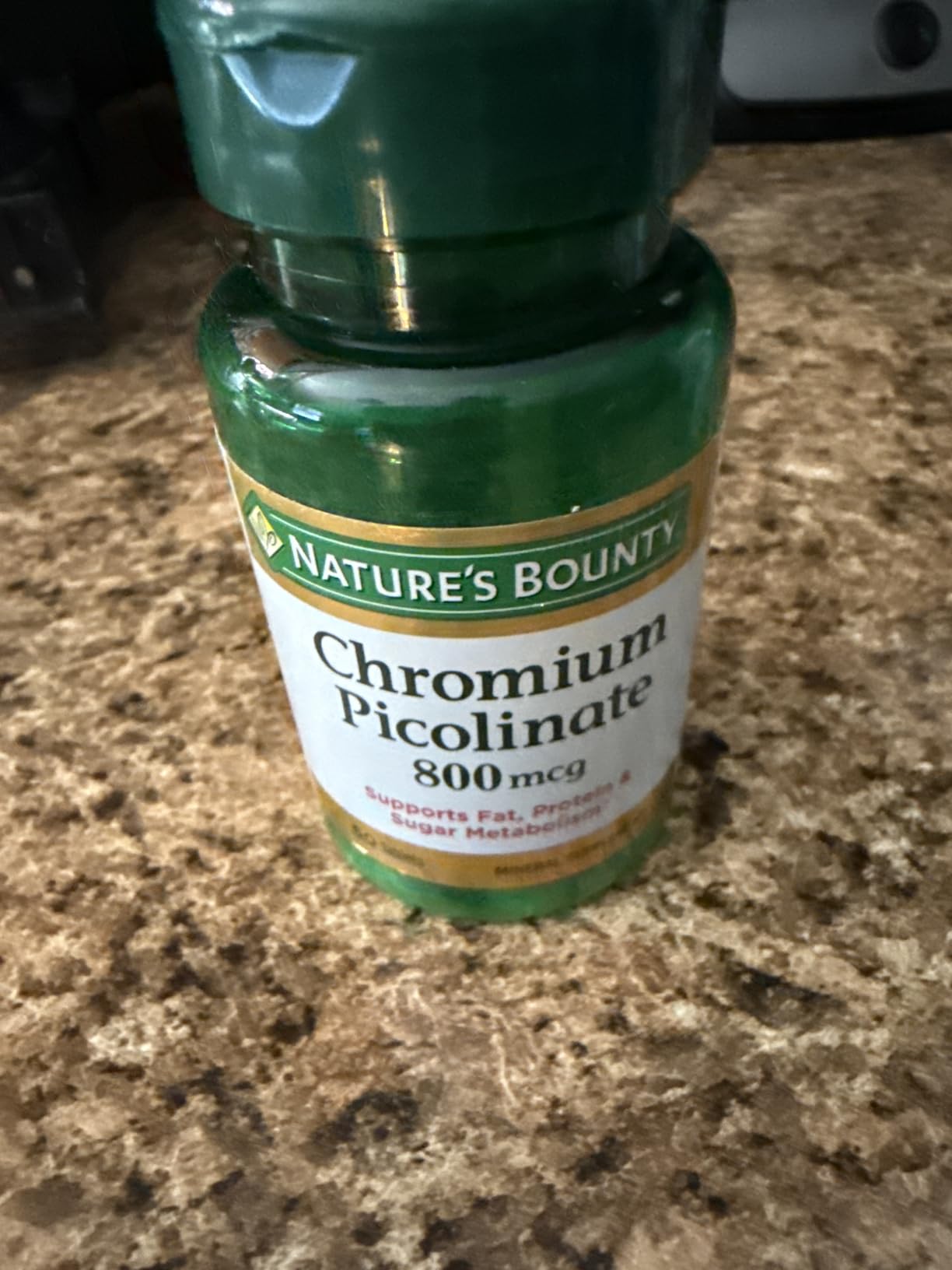 Nature's Bounty Chromium Picolinate, Supports Fat, Protein & Sugar Metabolism, Mineral Supplement, 800 mcg, 50 Tablets customer photo 2