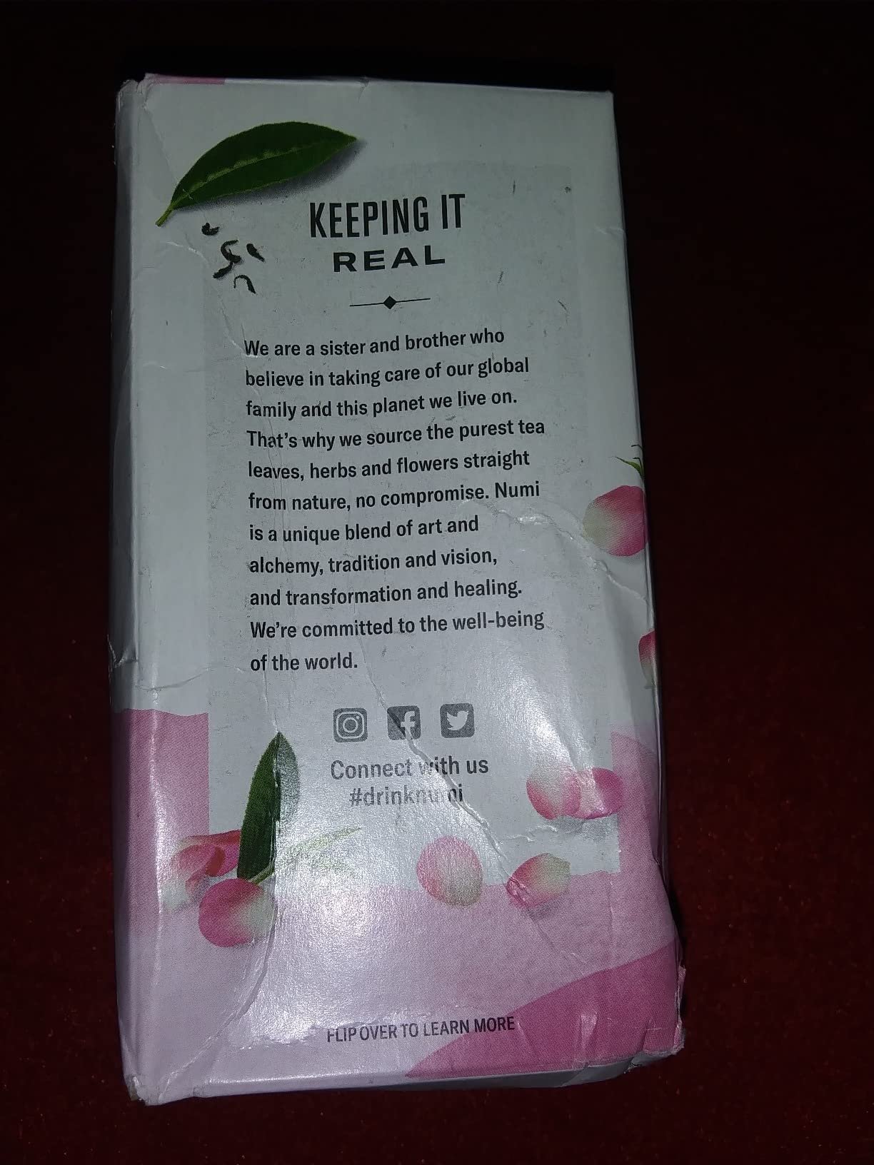 Numi Organic White Rose Tea, 16 Tea Bags, White Tea & Fragrant Rosebuds, Low Caffeine customer photo 2