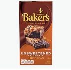 Baker's Unsweetened Chocolate Premium Baking Bar with 100% Cacao (4 oz Box) customer photo 1