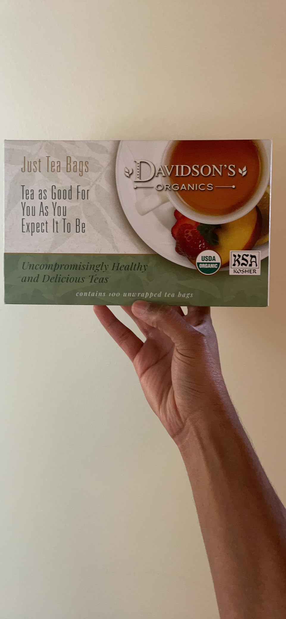 Davidson's Organics, South African Honeybush, 100-count Unwrapped Tea Bags customer photo 1