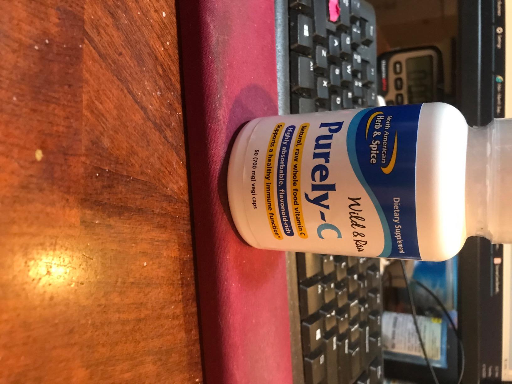 NORTH AMERICAN HERB & SPICE Purely-C - 90 Capsules - Healthy Immune Function - Camu Camu Berries, Wild Berries, Rose Hips - Non-GMO - 30 Total Servings customer photo 2