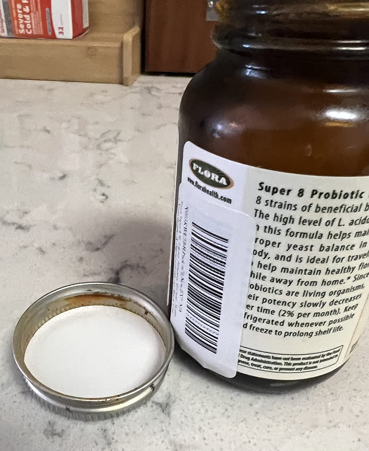 Flora Super 8 Hi Potency Probiotics 30 Count - Healthy Yeast Balance & Digestive Health - 42 Billion CFU, Raw, Gluten Free customer photo 2