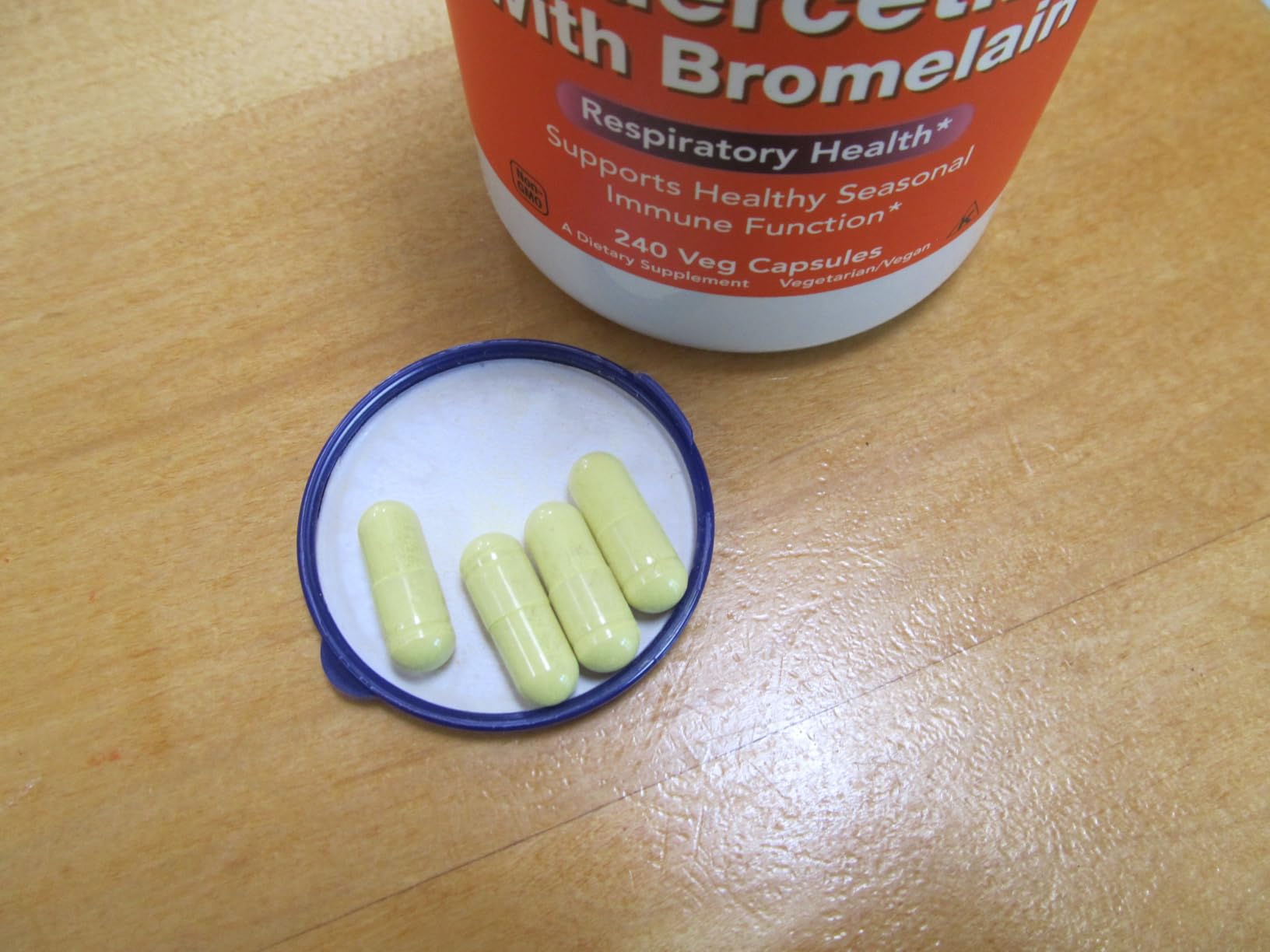 NOW Foods Supplements, Quercetin with Bromelain, Balanced Immune System*, 120 Veg Capsules customer photo 1