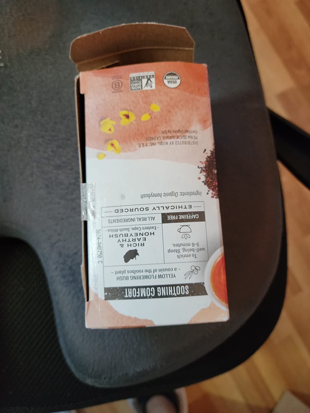 Numi Organic Honeybush Tea, 18 Tea Bags, Sweet South African Herbal Tea, Caffeine Free customer photo 2