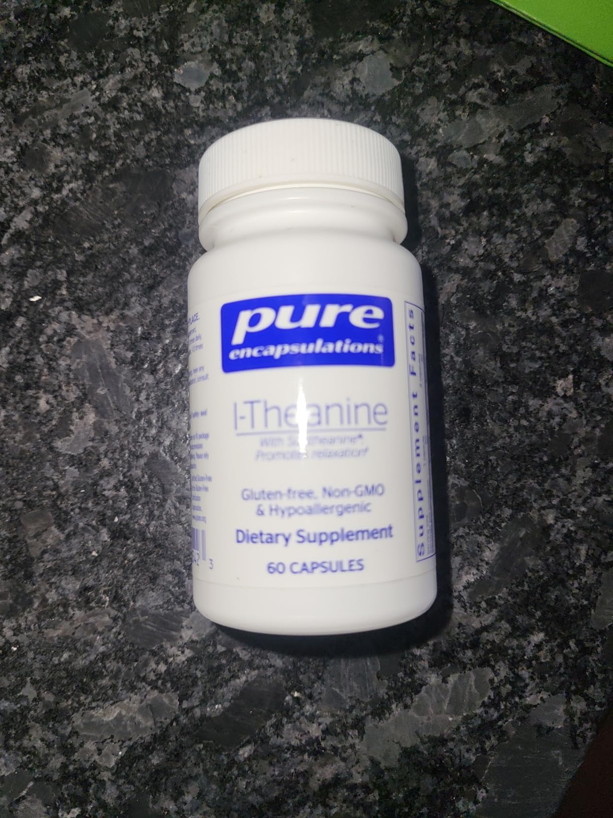 Pure Encapsulations L-Theanine - Amino Acid Supplement to Support Relaxation, Stress & Nervous System - 60 Capsules customer photo 1