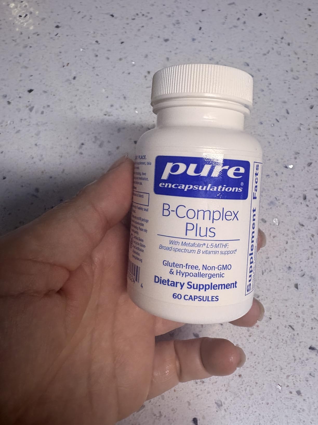 Pure Encapsulations B-Complex Plus - B Vitamins Supplement to Support Neurological Health, Cardiovascular Health, Energy Levels & Nervous System Support* - with Vitamin B12 & More - 60 Capsules customer photo 1