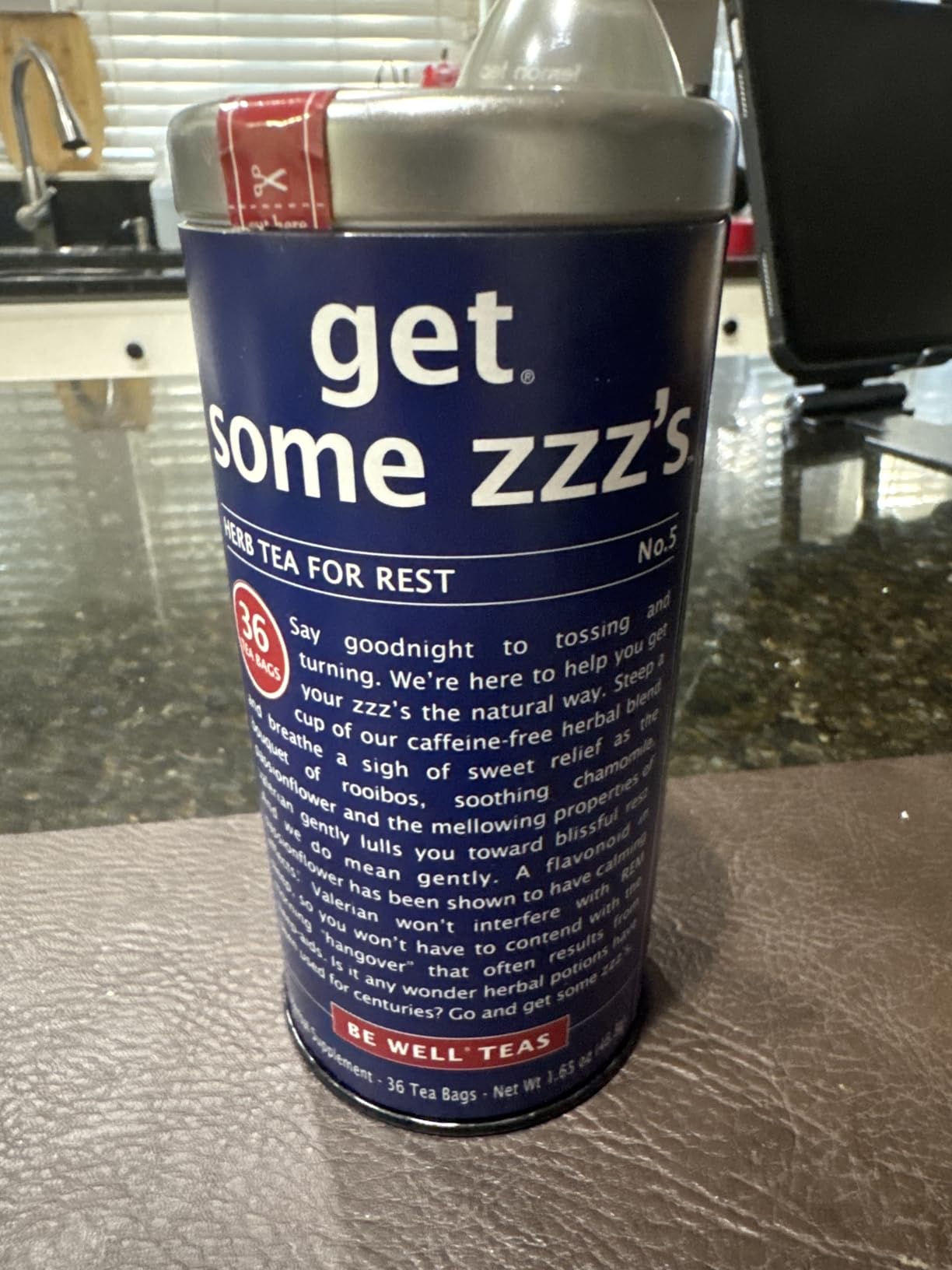 The Republic of Tea - Get Some Zzz's - No. 5 Herb Tea for Rest, No Caffeine, 36 Tea Bags customer photo 1