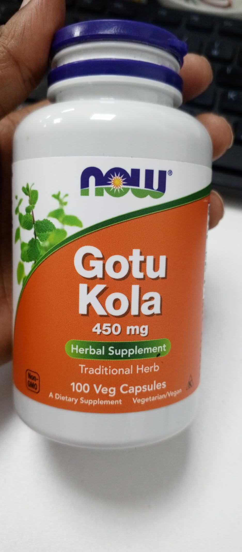 NOW Foods Supplements, Gotu Kola (Centella asiatica) 450 mg, Herbal Supplement, 100 Veg Capsules customer photo 1
