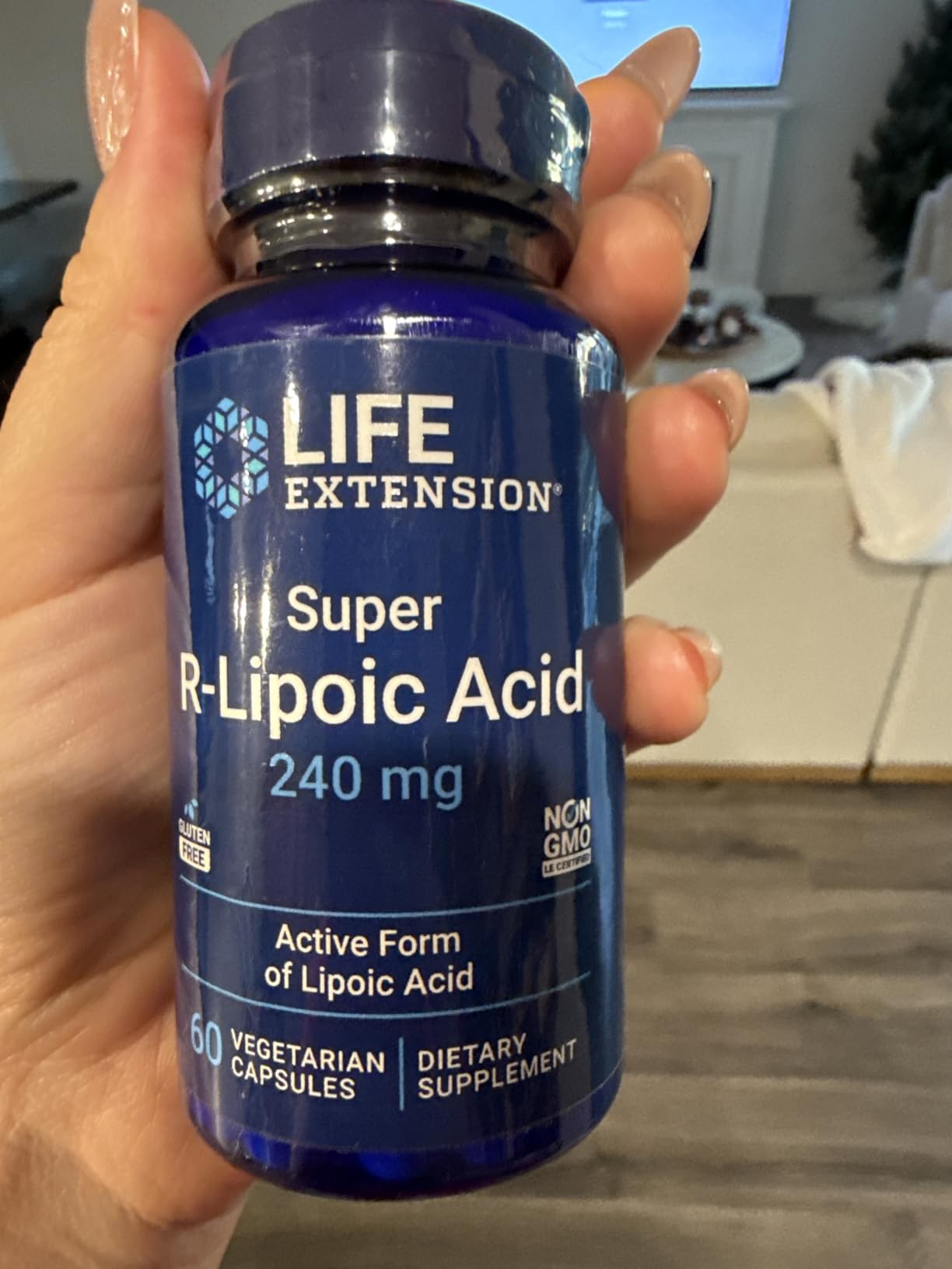 Life Extension Super R-Lipoic Acid - 240 mg Active R-Form of R-Lipoic Acid - Gluten-Free - Non-GMO - Vegetarian - 60 Capsules customer photo 1