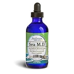 Anderson Sea M.D. Concentrated Trace Mineral Drops, 79 Trace Minerals with Magnesium, Sodium and Chloride Electrolytes - Supports Hydration, Energy, Muscles and Bone Health - 4 Fl Oz, 60 Servings customer photo 1