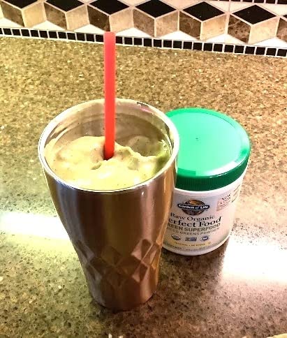 Garden of Life Raw Organic Perfect Food Green Superfood Juiced Greens Powder - Original Stevia-Free, 30 Servings, Non-GMO, Gluten Free Whole Food Dietary Supplement, Alkalize, Detoxify, Energize customer photo 2
