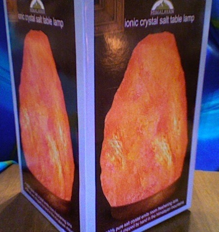 WBM LLC Himalayan Glow Natural Pink Salt Lamp, Crystal Salt Lamp Night Light with (ETL Certified) Brightness Control Dimmer Switch, Wooden Base & Salt Lamps Bulb | 6-8 LBS customer photo 1