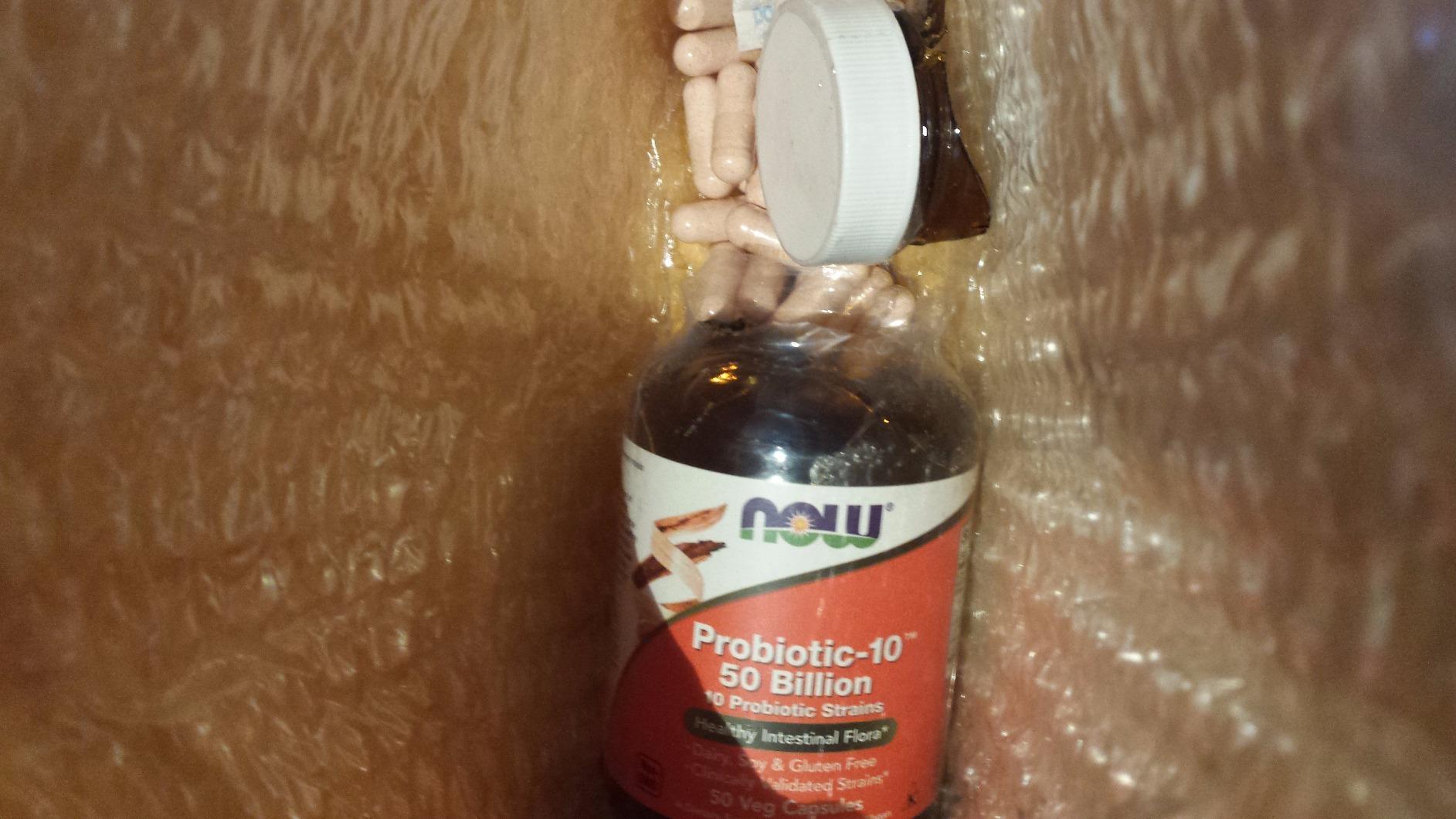 NOW Foods Supplements, Probiotic-10, 50 Billion, with 10 Probiotic Strains, Strain Verified, 50 Veg Capsules customer photo 1