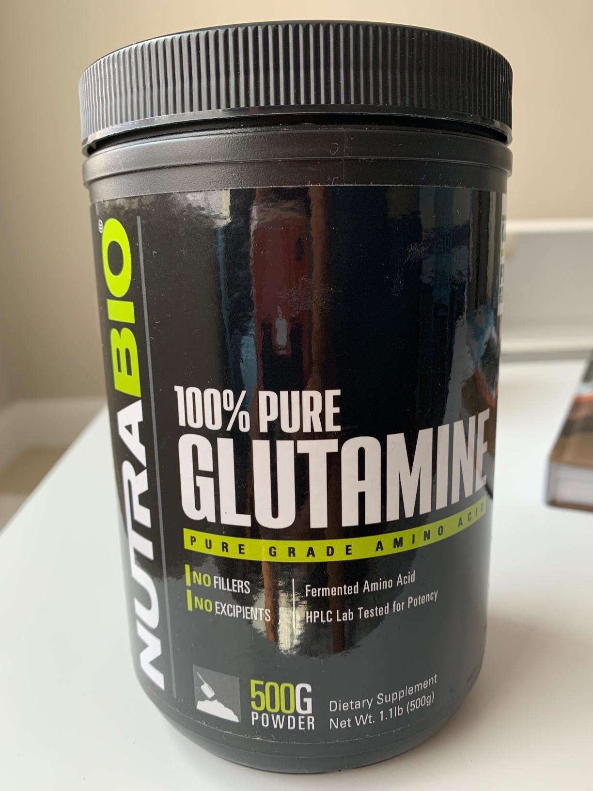 NutraBio Pure L-Glutamine Powder, 100 Servings, Pure Grade, Absolutely no Additives, Fillers or Excipients, Muscle Recovery Supplement - (500 Grams) customer photo 2