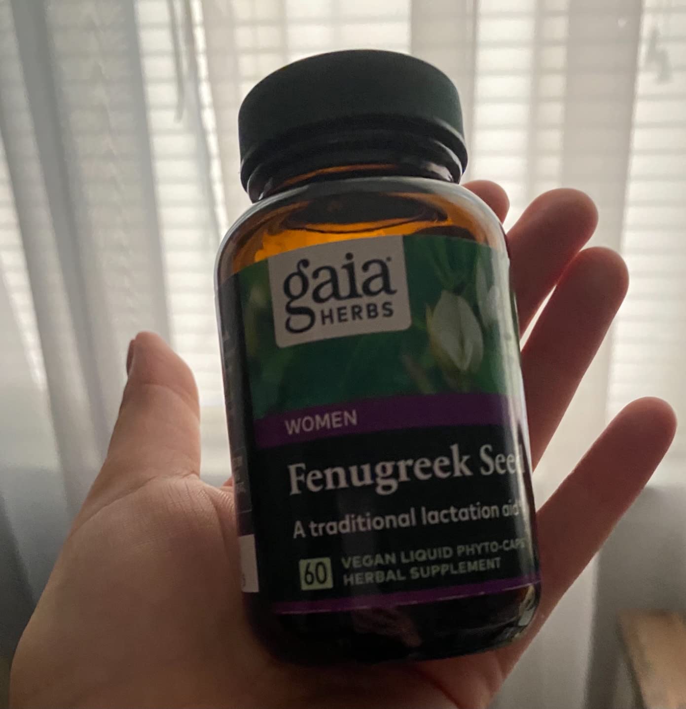 Gaia Herbs Fenugreek Seed - Helps Support Healthy Lactation & Breast Milk Production* - Made with Fenugreek Seeds - 60 Vegan Liquid Phyto-Capsules (20 Servings) customer photo 1