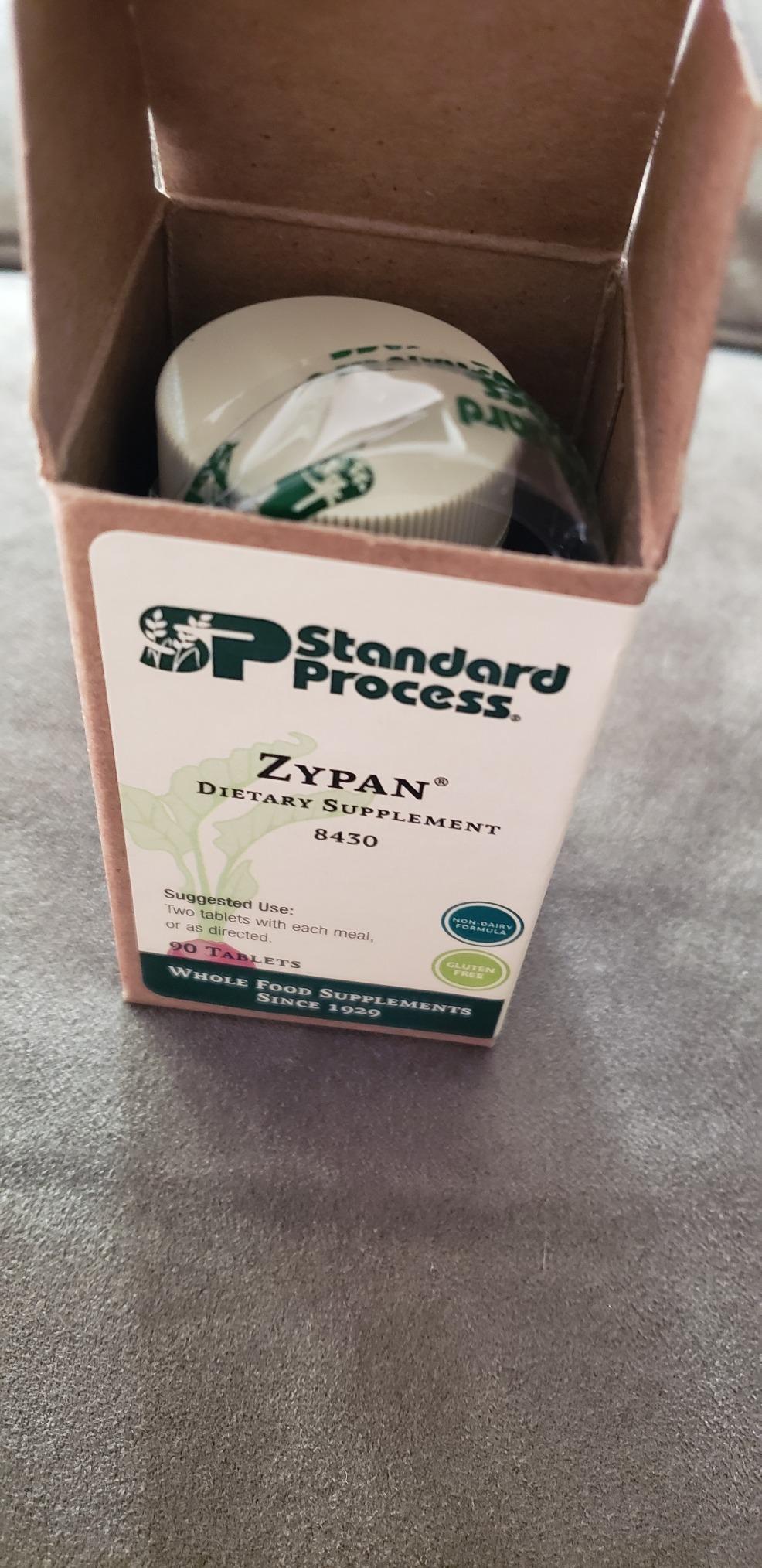 Standard Process Zypan - Digestive Health Support Supplement - HCI with Pancreatin, Betaine Hydrochloride & Pepsin - Macronutrient Digestion - 90 Tablets customer photo 1