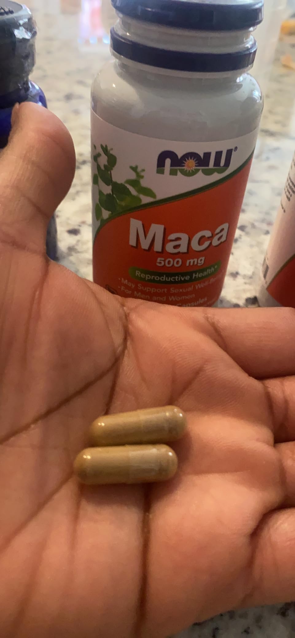 NOW Foods Supplements, Maca (Lepidium meyenii) 500 mg, For Men and Women, Reproductive Health*, 100 Veg Capsules customer photo 2