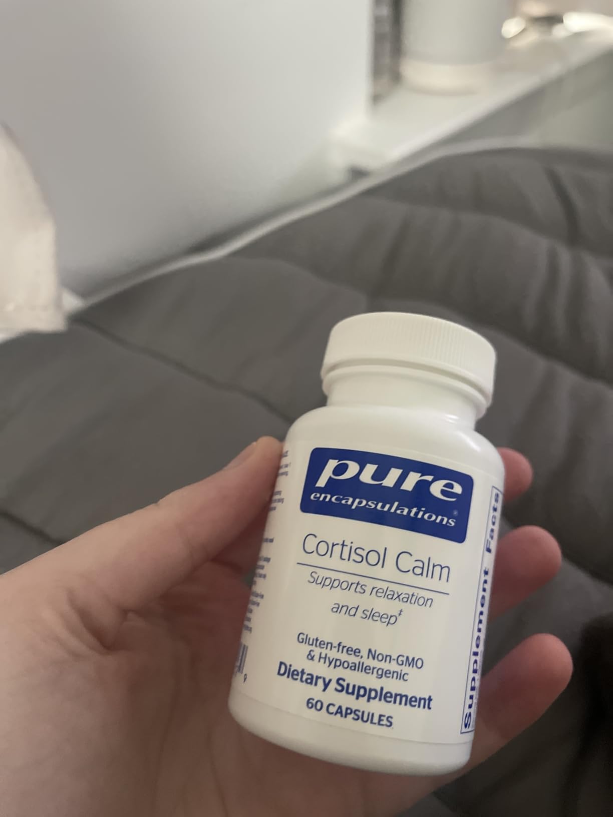 Pure Encapsulations Cortisol Calm - Supports Cortisol Health & Relaxation - Contains Ashwagandha & L-Theanine - Restful Sleep - 60 Capsules customer photo 2