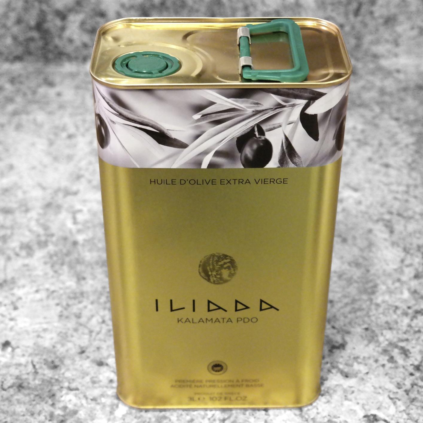 Iliada Kalamata PDO Extra Virgin Olive Oil, 3Lt | Multi-Awarded | Single Region 100% Greek | Monovarietal Koroneiki | Cold Press | Polyphenol Rich | Chef's Favorite customer photo 1