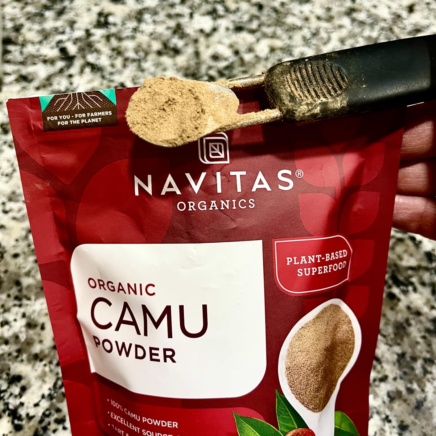 Navitas Organics Camu Powder - For Smoothies, Juices, Wellness Shots & More - Vitamin C, Antioxidants - Immune Support - USDA Organic, Non GMO, Kosher Gluten Free, Vegan (3oz - Bag) customer photo 1
