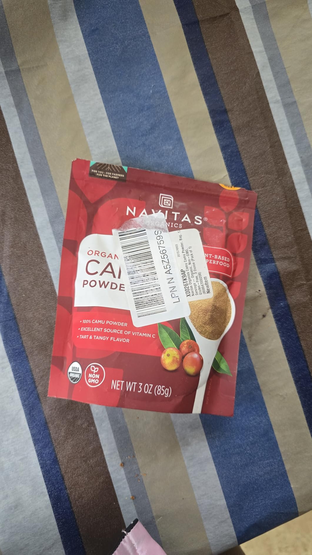 Navitas Organics Camu Powder - For Smoothies, Juices, Wellness Shots & More - Vitamin C, Antioxidants - Immune Support - USDA Organic, Non GMO, Kosher Gluten Free, Vegan (3oz - Bag) customer photo 2