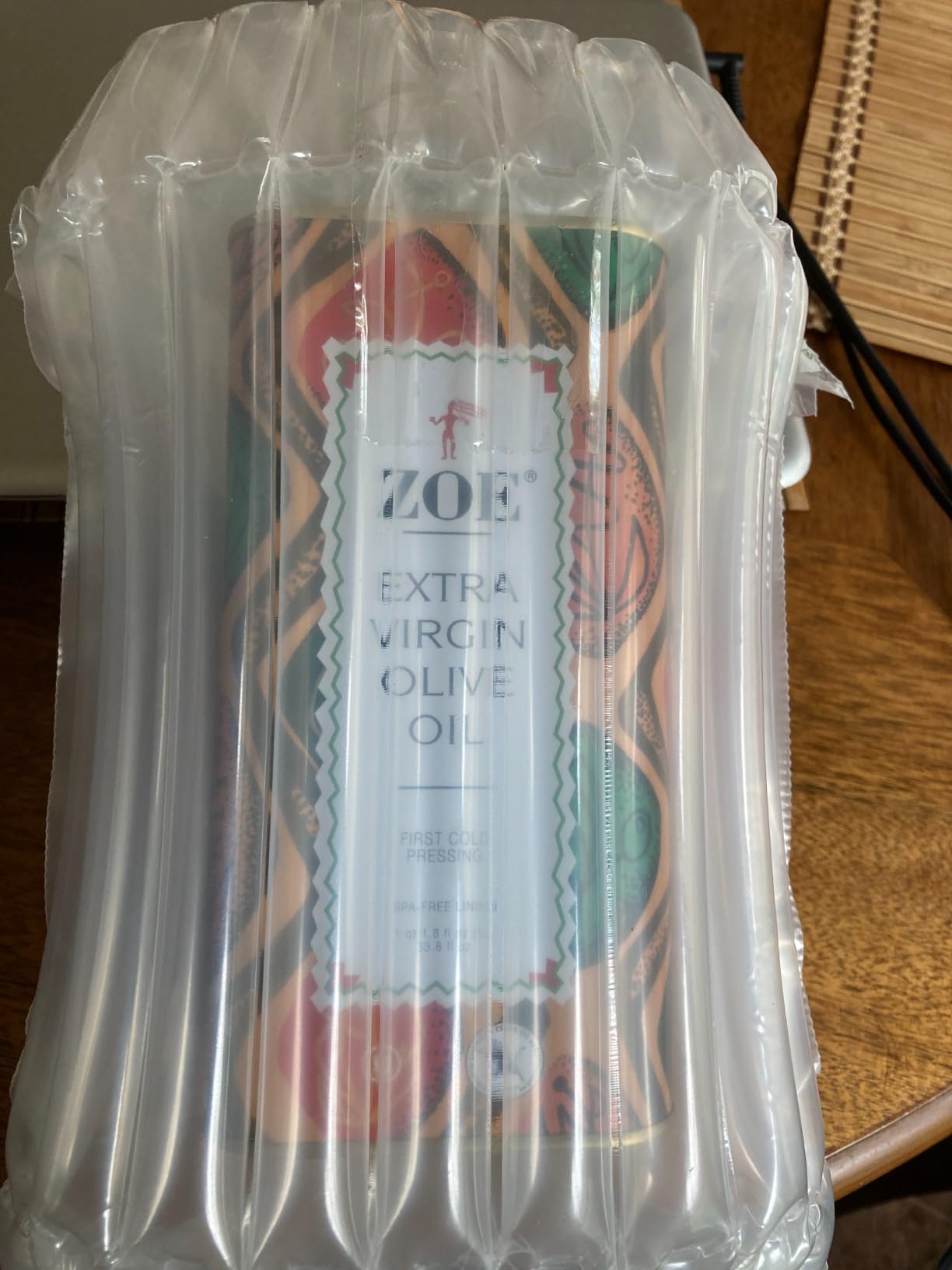 ZOE Extra Virgin Olive Oil 1L (33.8 fl oz) | Freshly Harvested, First Cold-Pressed Spanish EVOO | High Polyphenol, Hand-Selected Olives from Spain | BPA-Free Tin customer photo 1