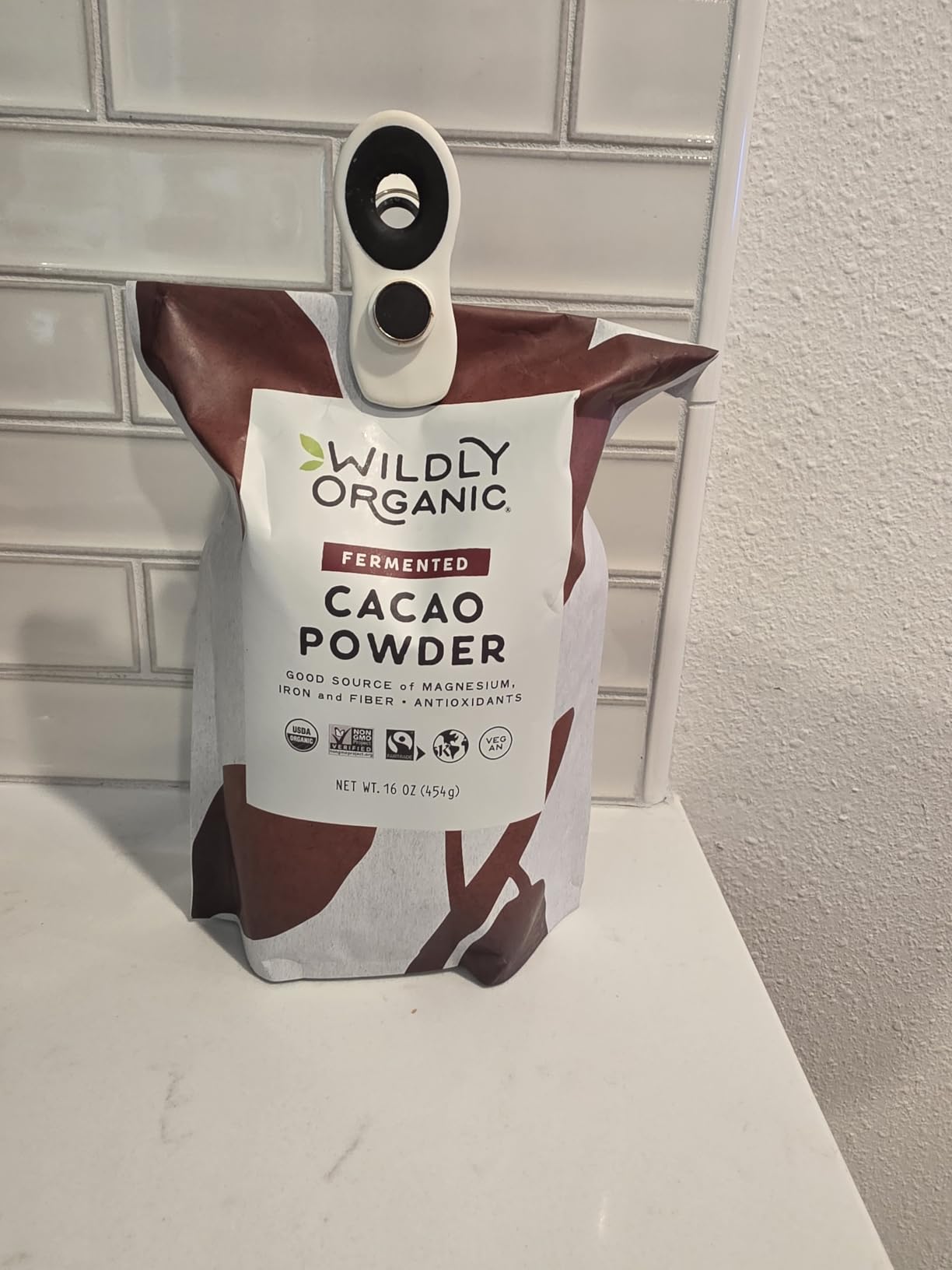 Wildly Organic Fermented Cacao Nibs 16 Oz, 1 lb Bag - Organic, Non-Alkalized, Minimally Processed, Raw, Non-GMO, Kosher, Vegan, Premium Rich Chocolate Flavor - Perfect in Smoothies, Yogurt, Oatmeal, Granola, Baking, Fruits, & Ice Cream customer photo 1