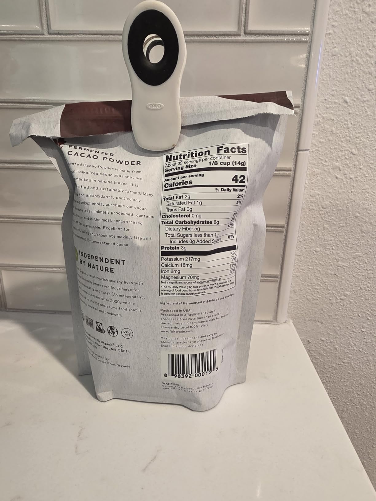 Wildly Organic Fermented Cacao Nibs 16 Oz, 1 lb Bag - Organic, Non-Alkalized, Minimally Processed, Raw, Non-GMO, Kosher, Vegan, Premium Rich Chocolate Flavor - Perfect in Smoothies, Yogurt, Oatmeal, Granola, Baking, Fruits, & Ice Cream customer photo 2