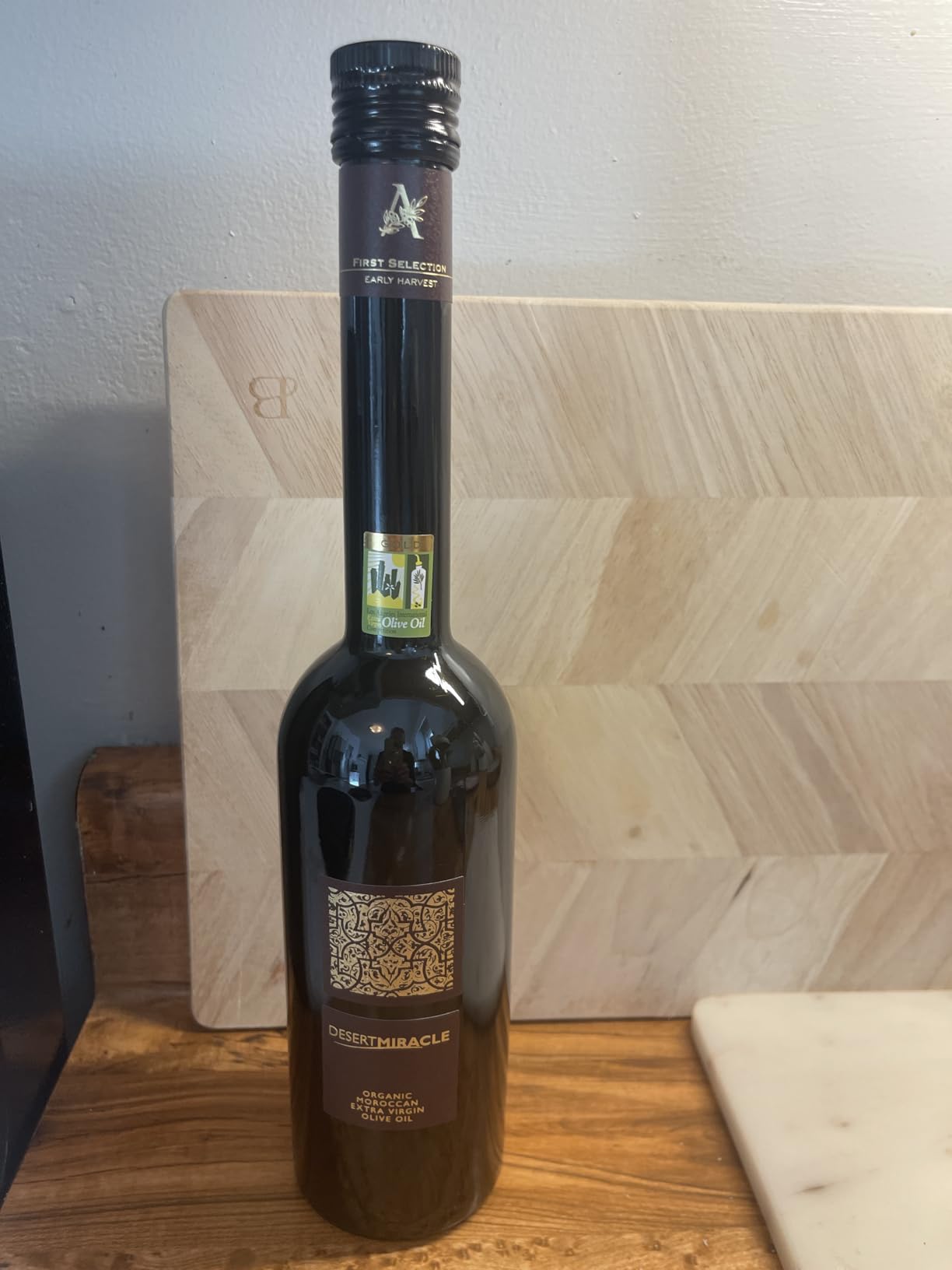 DESERT MIRACLE Cold Pressed Polyphenol Rich Moroccan Olive Oil, Extra Virgin Olive Oil with High Polyphenols, Organic, First Cold Pressed EVOO From Morocco, 17 Fl Oz customer photo 2