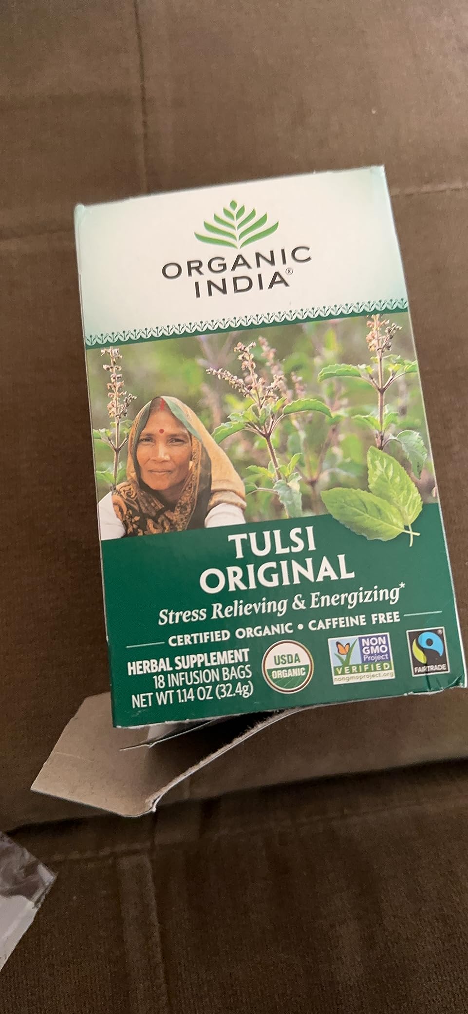 Organic India Tulsi, Original, 18 Count Box customer photo 2