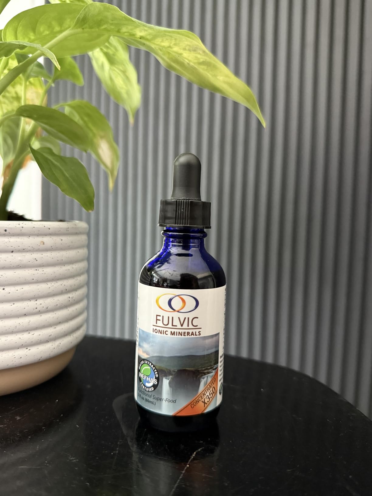 Optimally Organic Water Extracted Fulvic Ionic Minerals X350 - Patented BioActive Fulvic Acid, Humic Acid, Trace Minerals, Electrolytes & Essential Amino Acids - 8+ Month Supply! customer photo 1