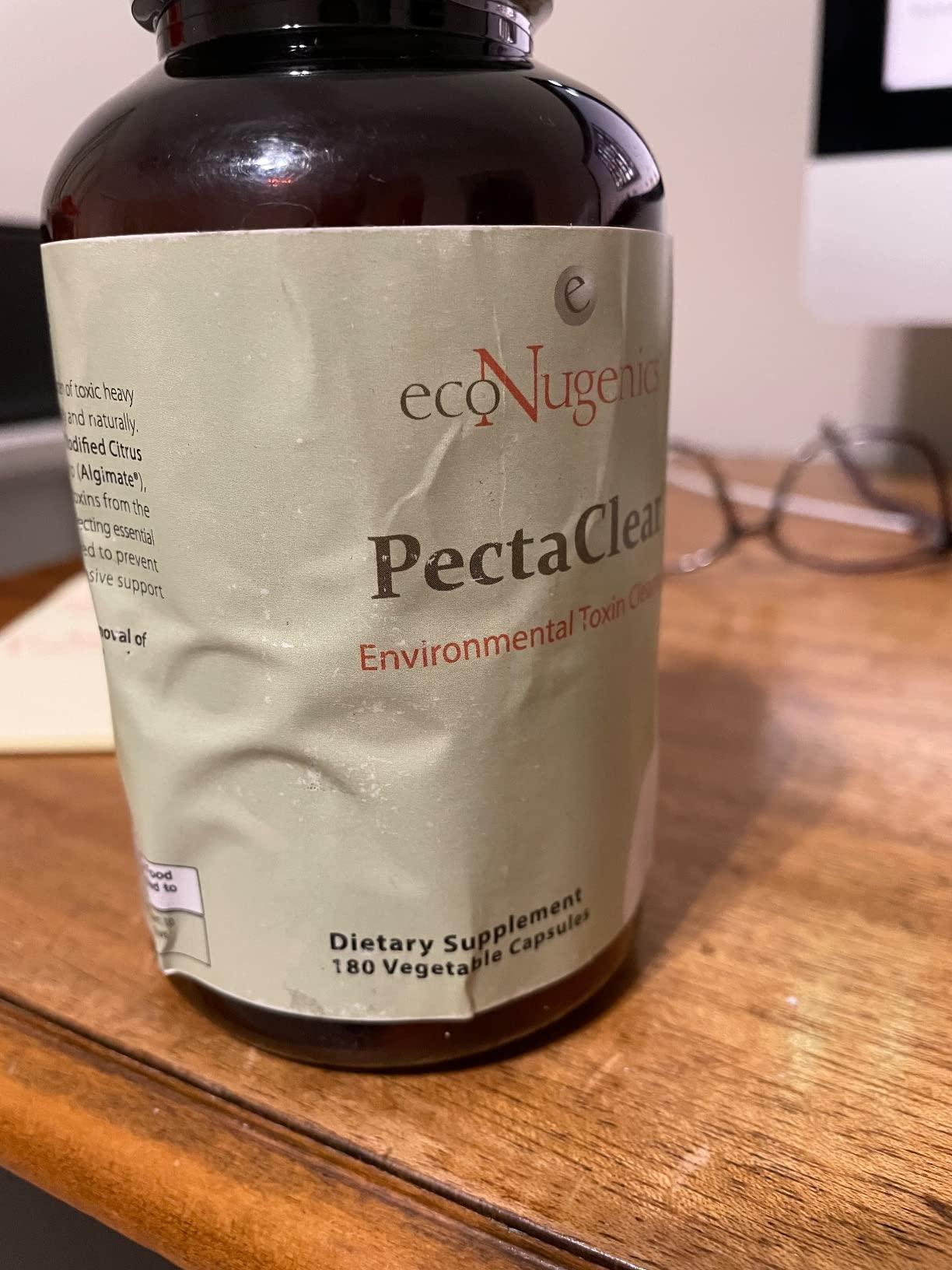 EcoNugenics PectaClear Detox Supplement for Toxic Metal Cleanse - Naturally & Safely Eliminates Toxins for Gut, Liver & Kidney Detox & Repair - Helps with Energy, Weight, Hormone Balance, 180 Capsules customer photo 2