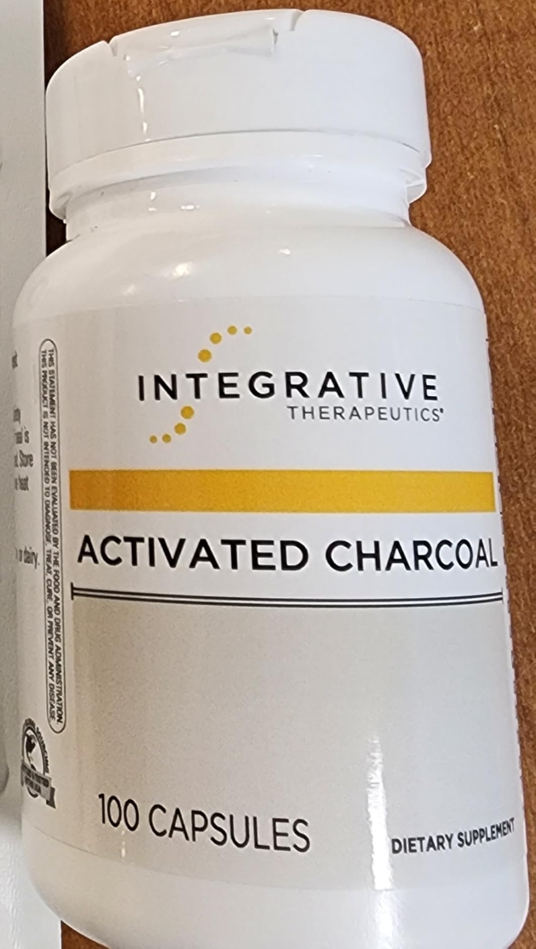 Integrative Therapeutics Activated Charcoal - Digestive & Gut Health Supplement* - Effective Gastrointestinal Support* - Gluten-Free & Dairy-Free - 100 Capsules (50 Servings) customer photo 1