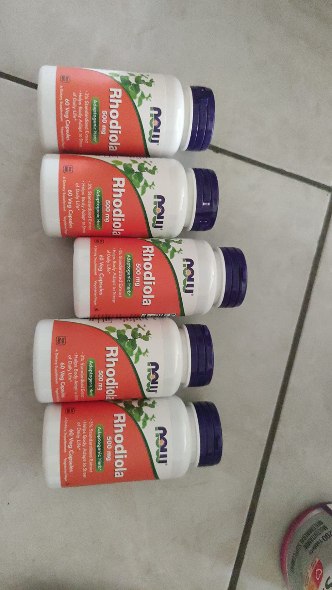 NOW Supplements, Rhodiola 500 mg, Helps Body Adapt to Stress of Daily Life*, Adaptogenic Herb*, 60 Veg Capsules customer photo 2